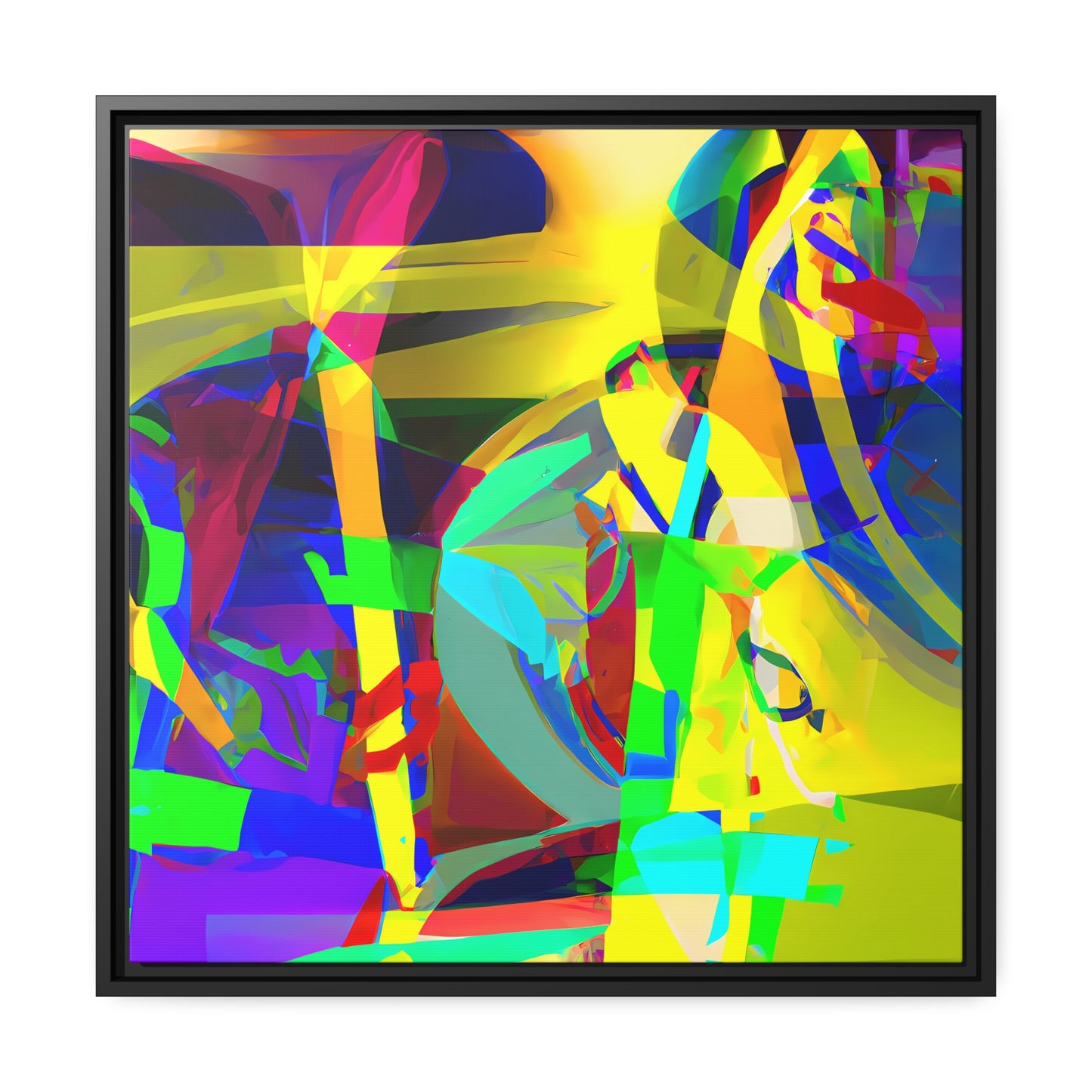 Future Graffiti 15 - on Framed Canvas