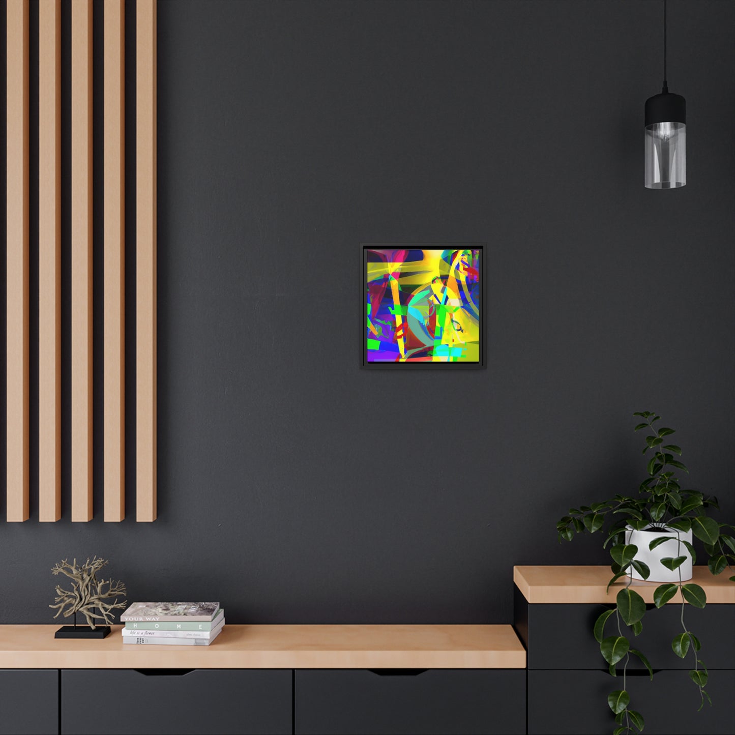 Future Graffiti 15 - on Framed Canvas