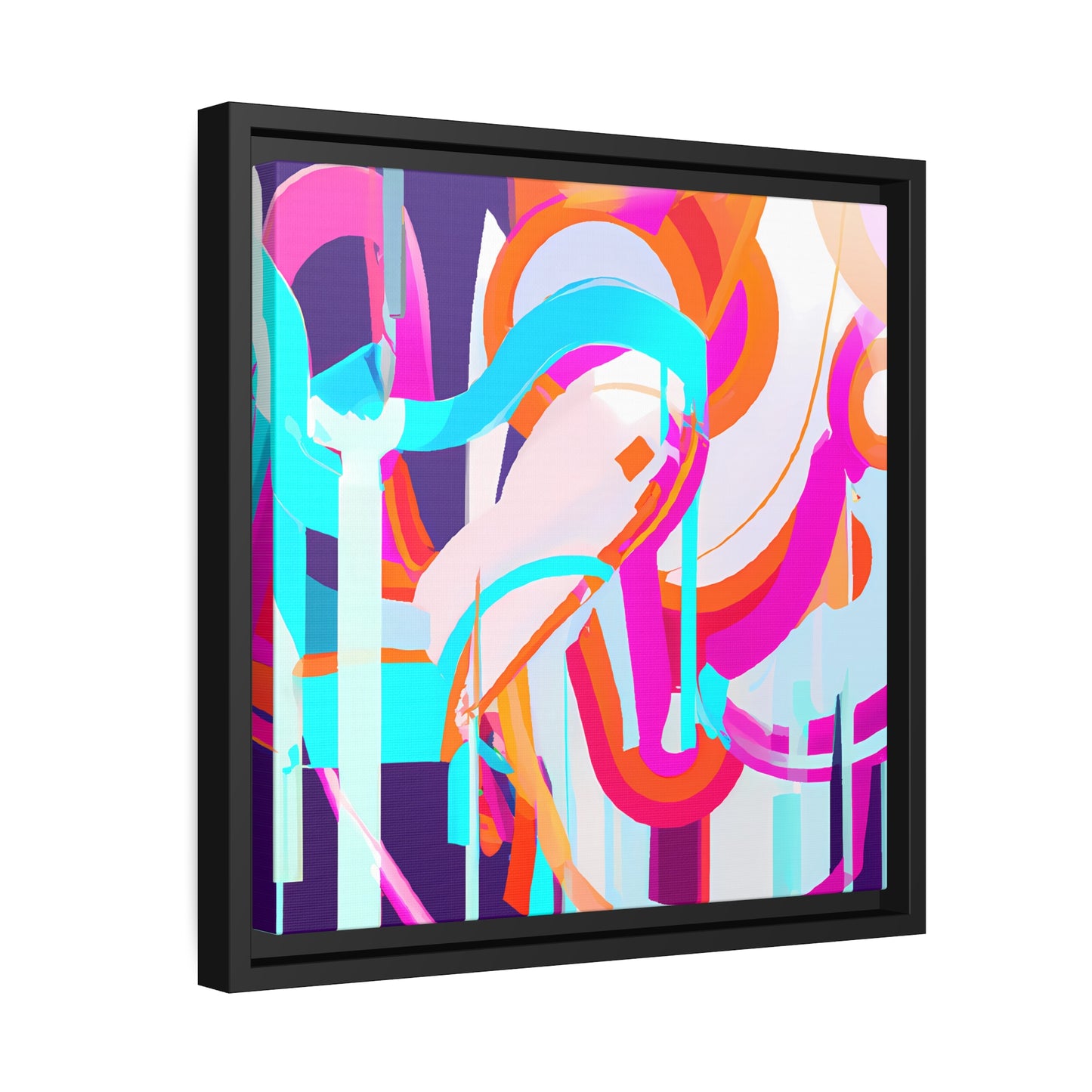 Future Graffiti 18 - on Framed Canvas