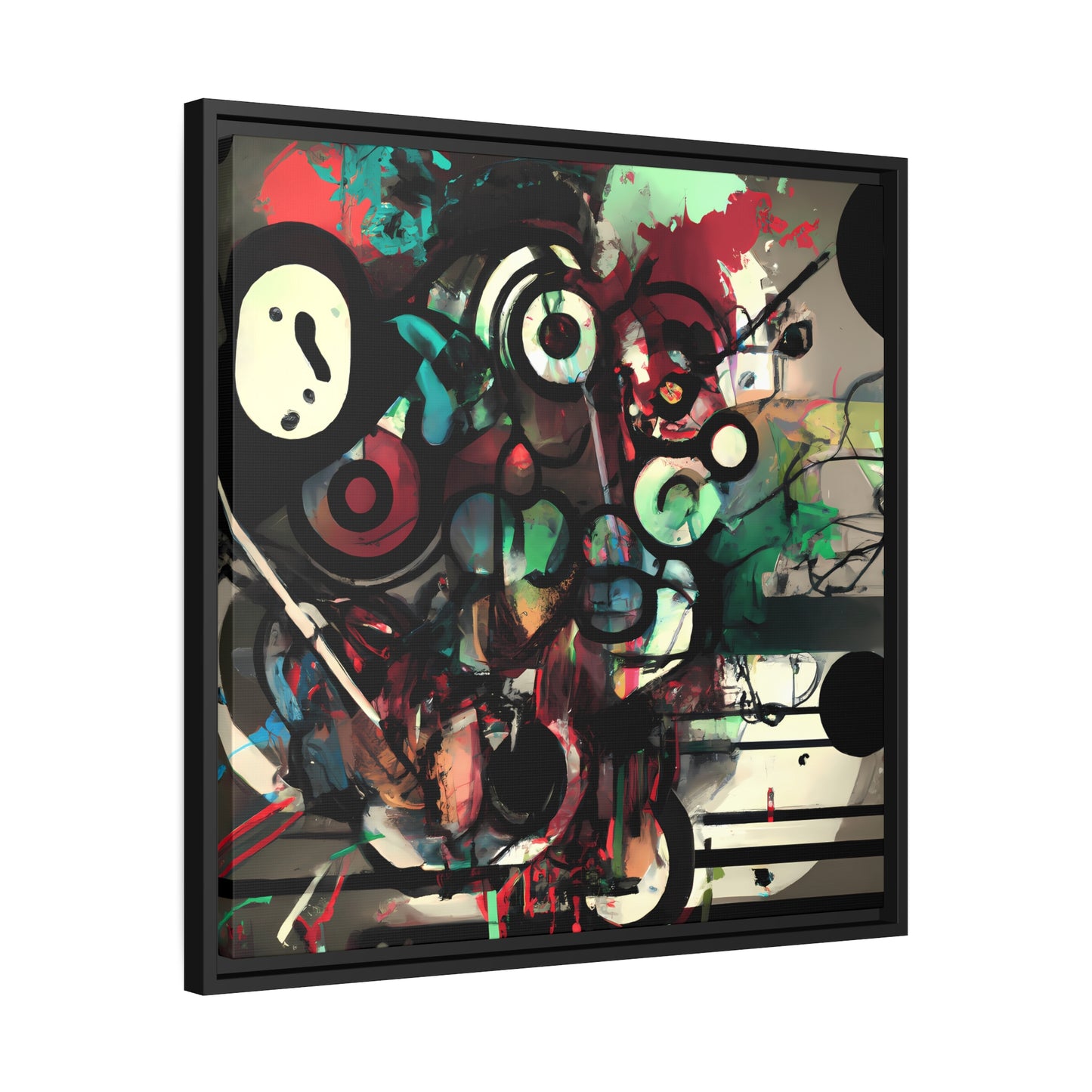 Future Graffiti 23 - on Framed Canvas