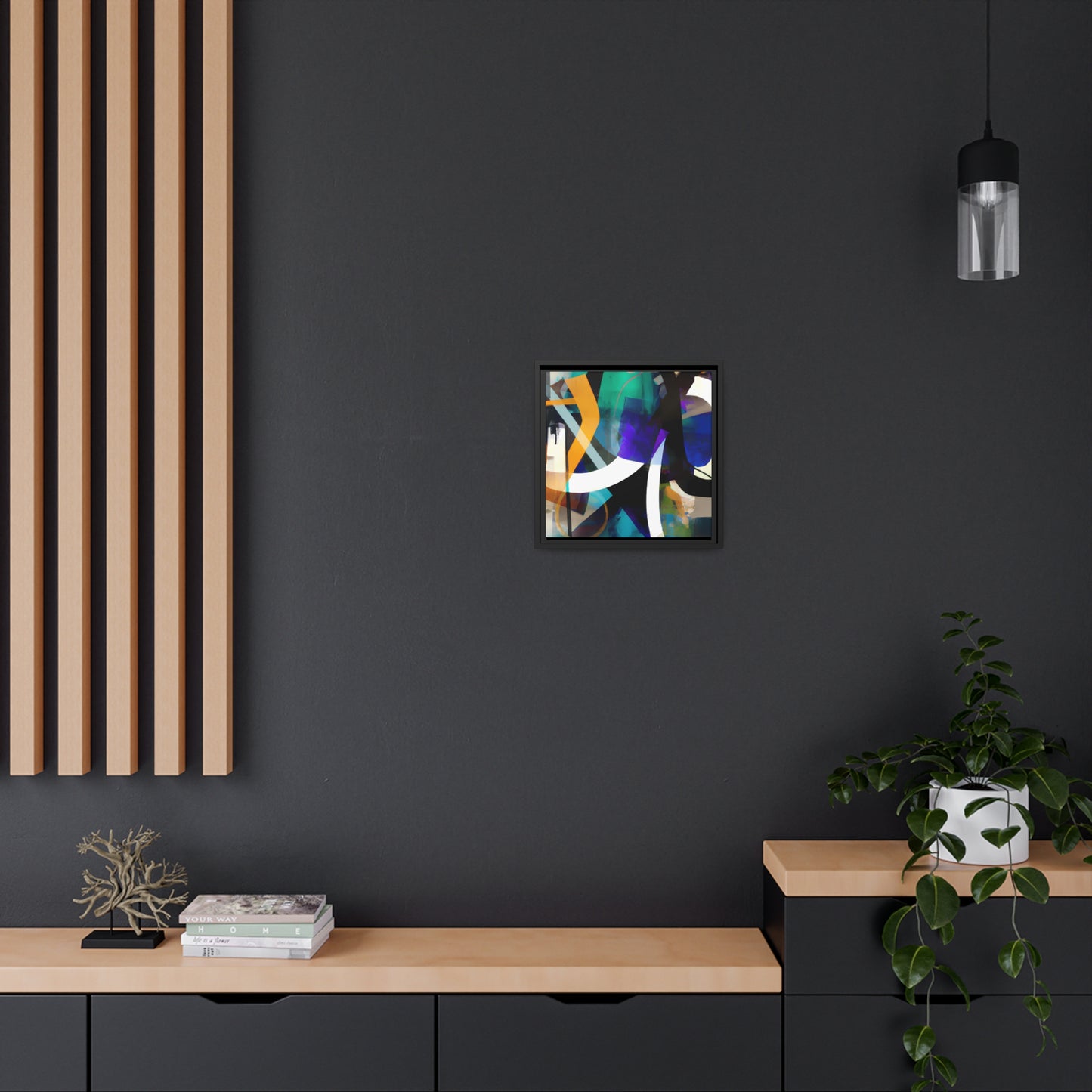 Future Graffiti 16 - on Framed Canvas