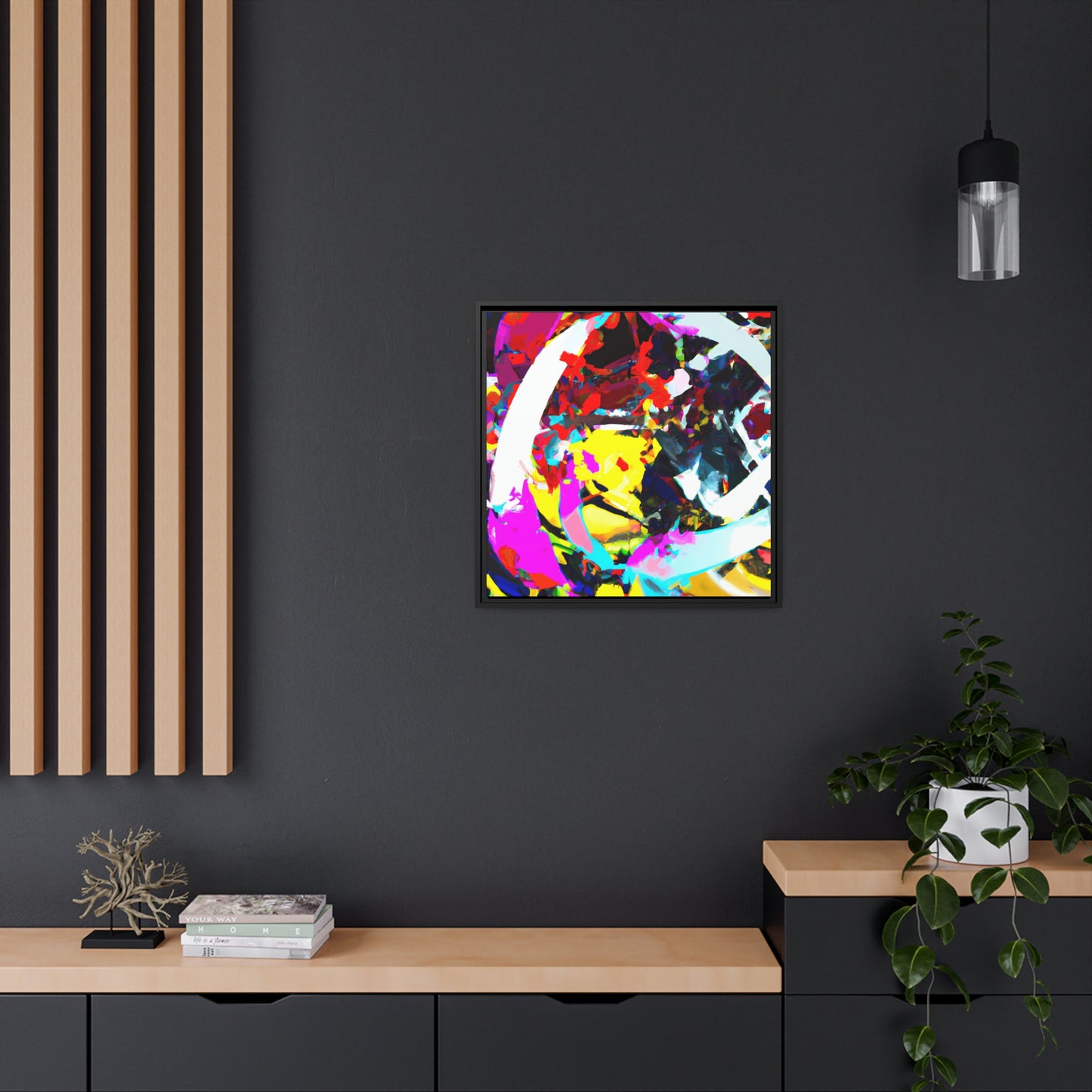Future Graffiti 22 - on Framed Canvas