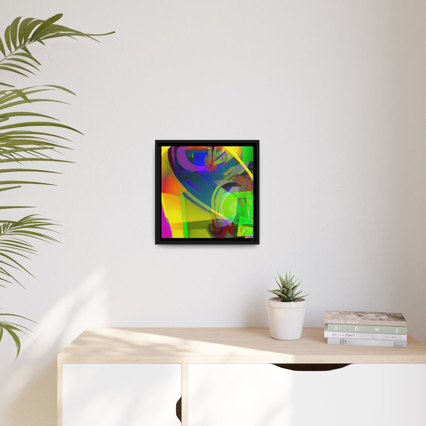 Future Graffiti 17 - on Framed Canvas