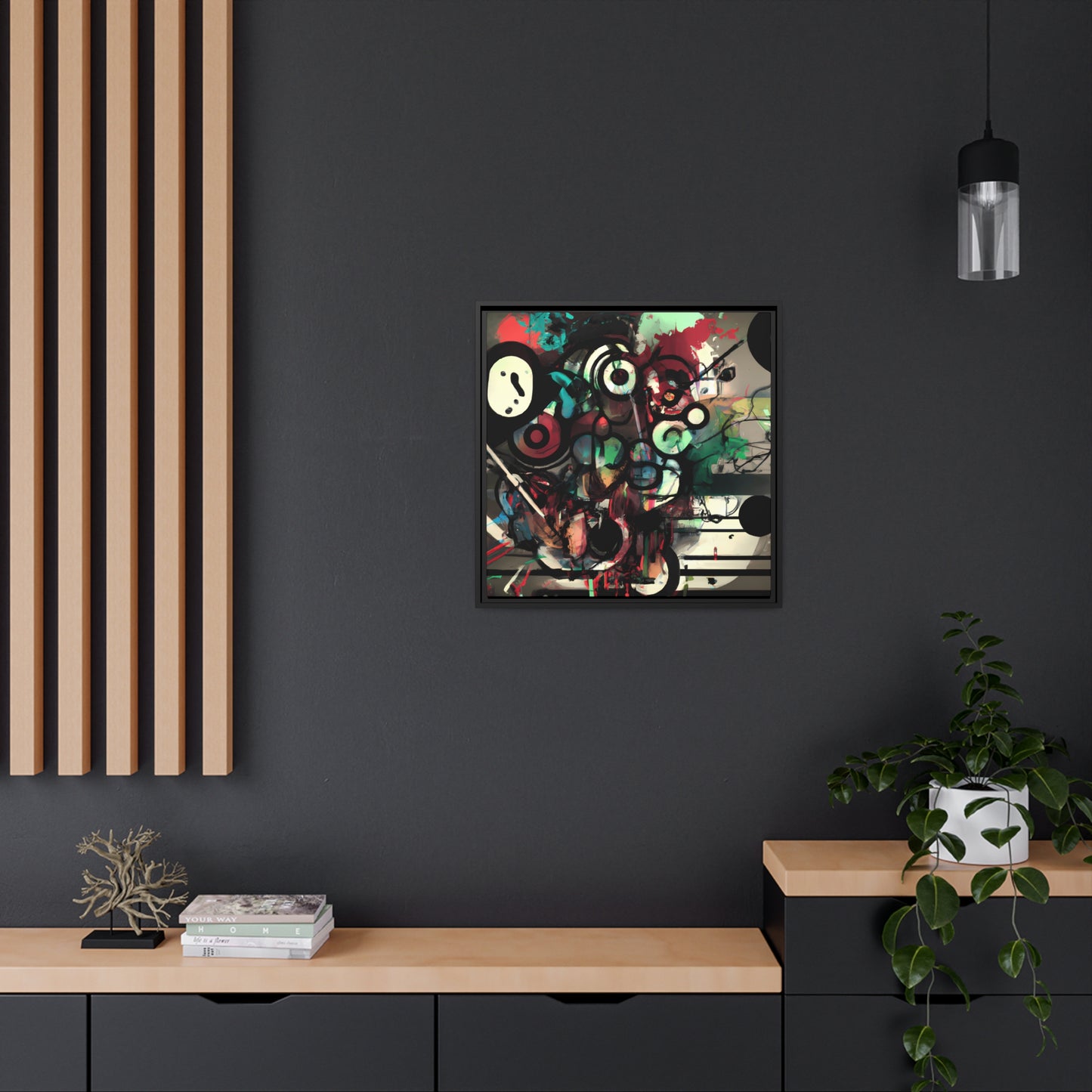 Future Graffiti 23 - on Framed Canvas