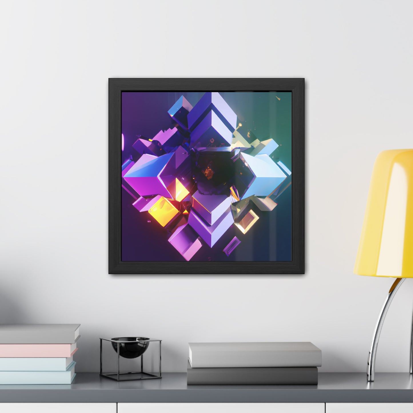 Temporal Flux 6 - on Framed Print