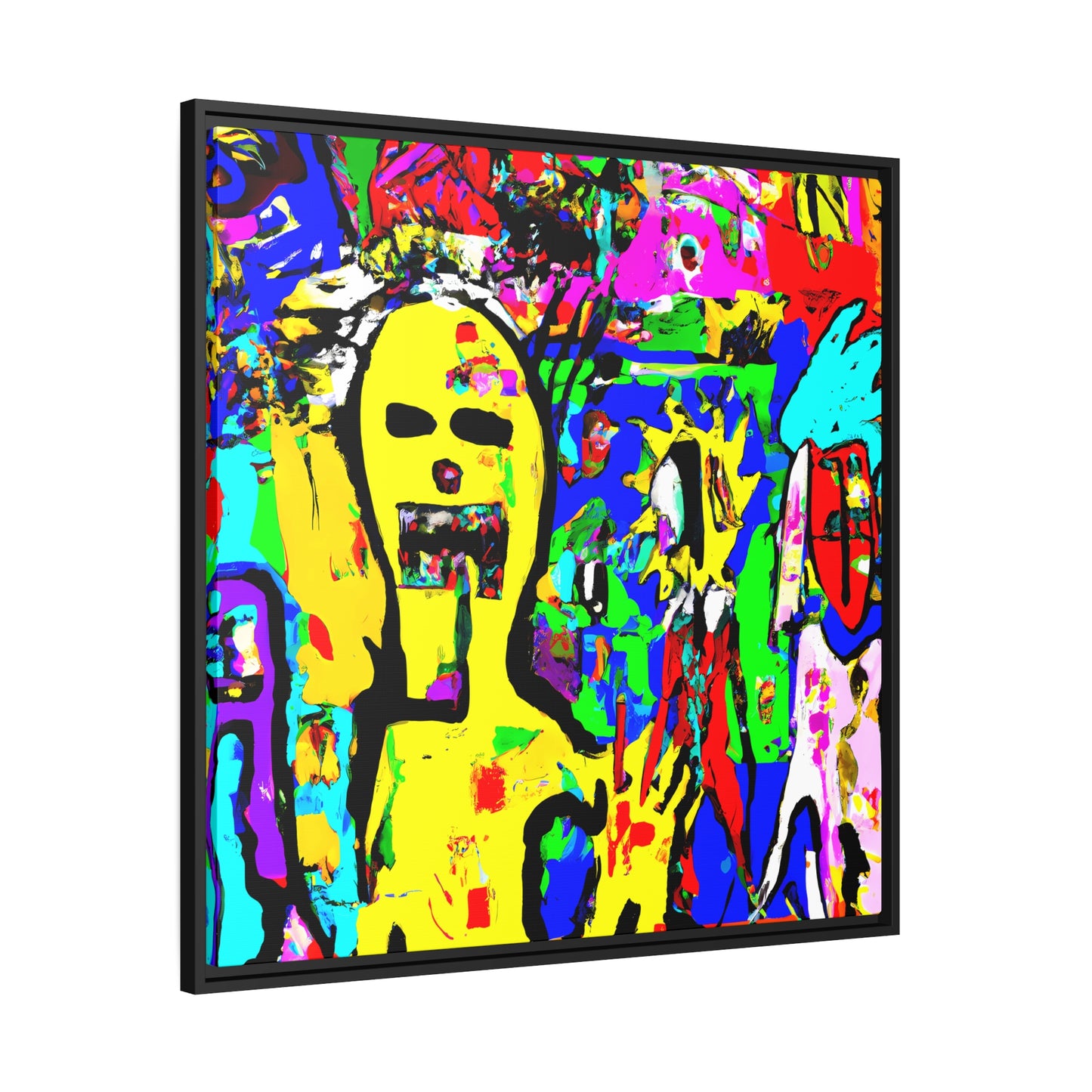 Future Graffiti 24 - on Framed Canvas