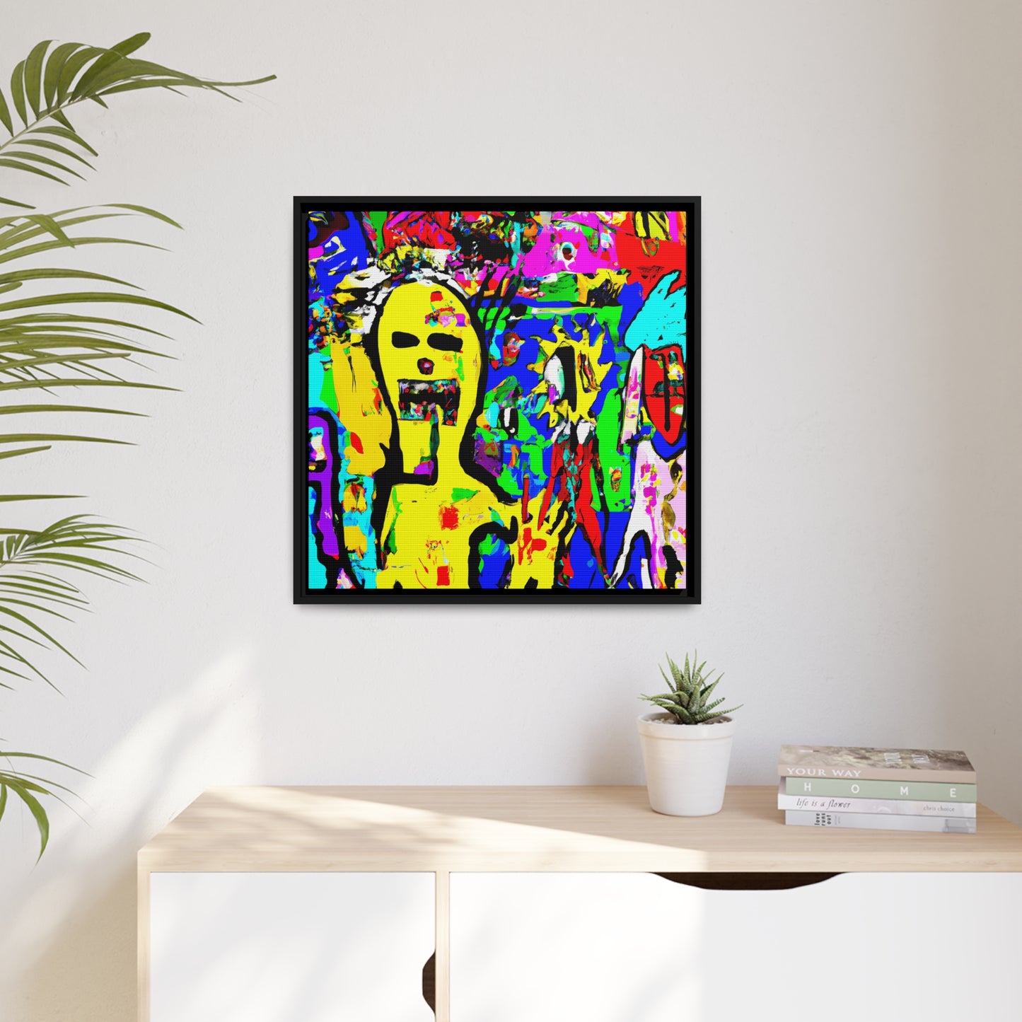 Future Graffiti 24 - on Framed Canvas