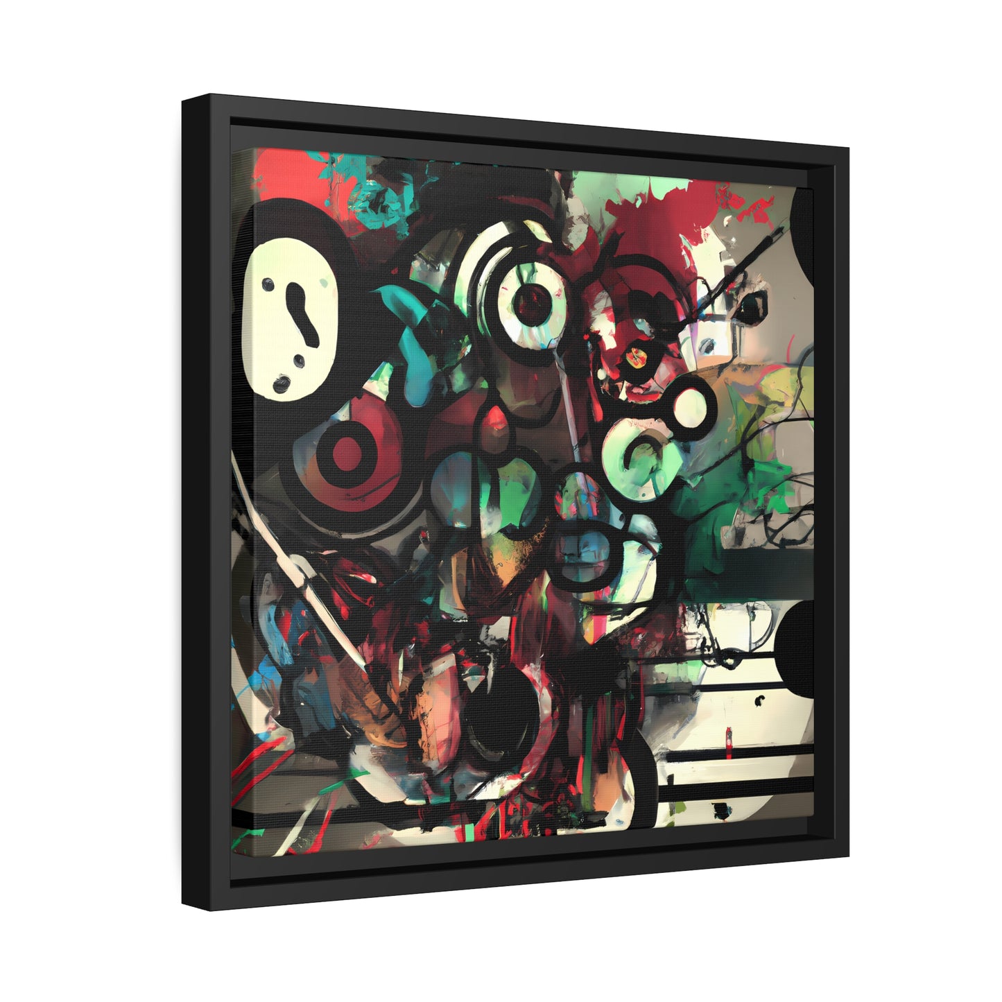 Future Graffiti 23 - on Framed Canvas