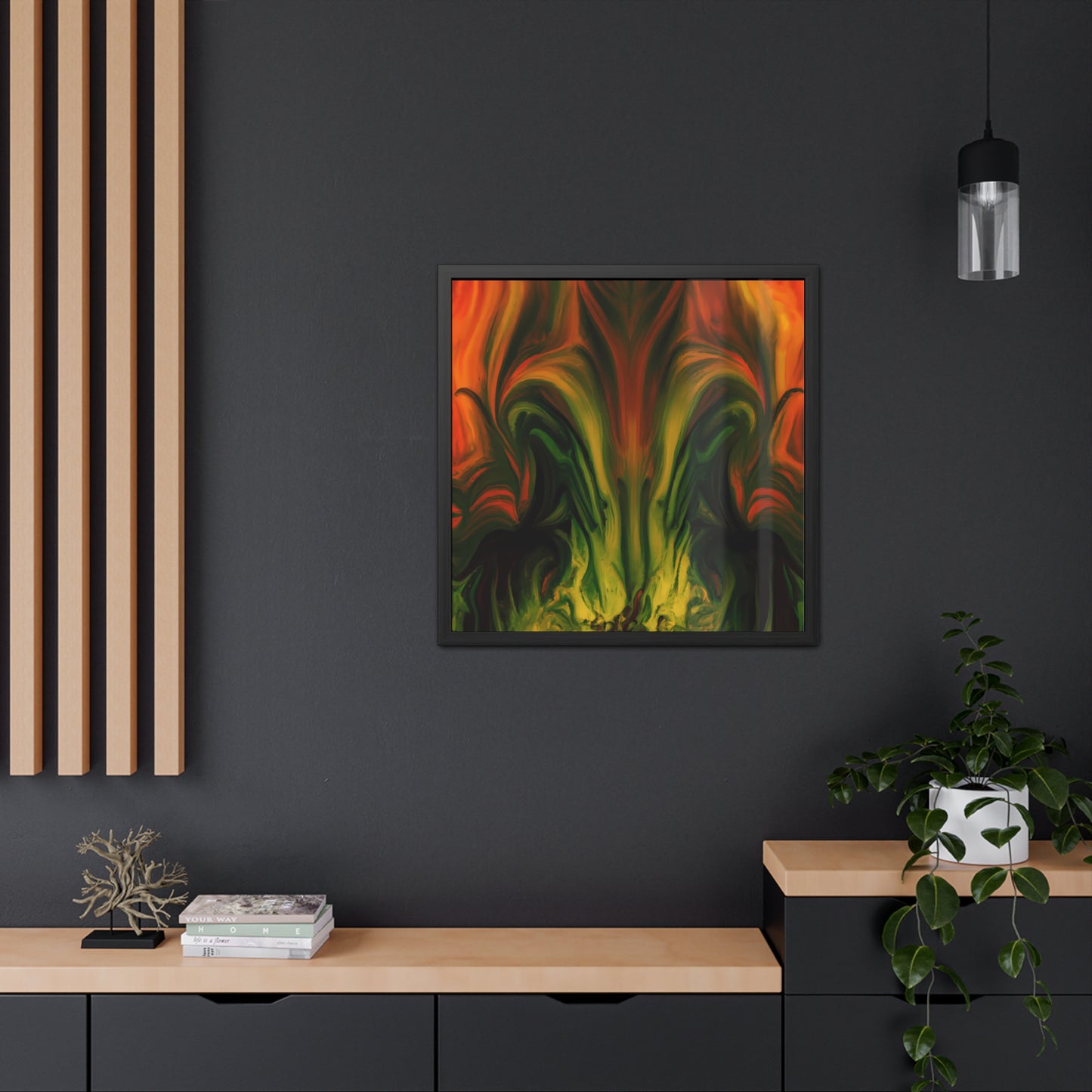 Fabstract 81 - on Framed Print