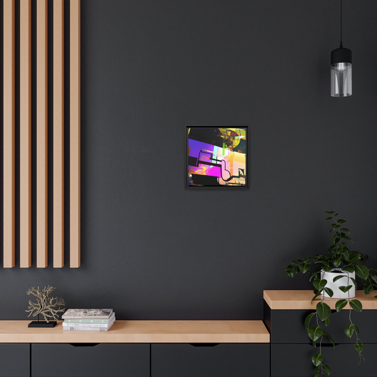 Future Graffiti 19 - on Framed Canvas