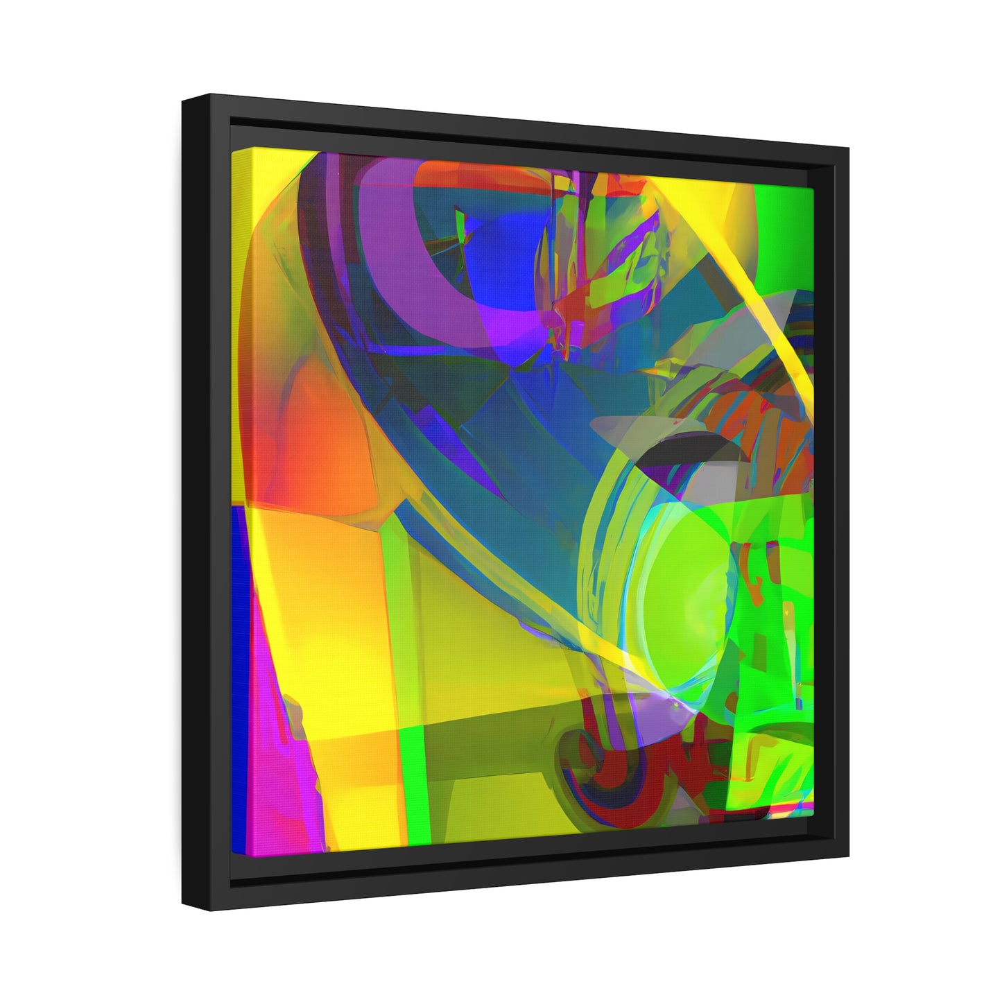 Future Graffiti 17 - on Framed Canvas