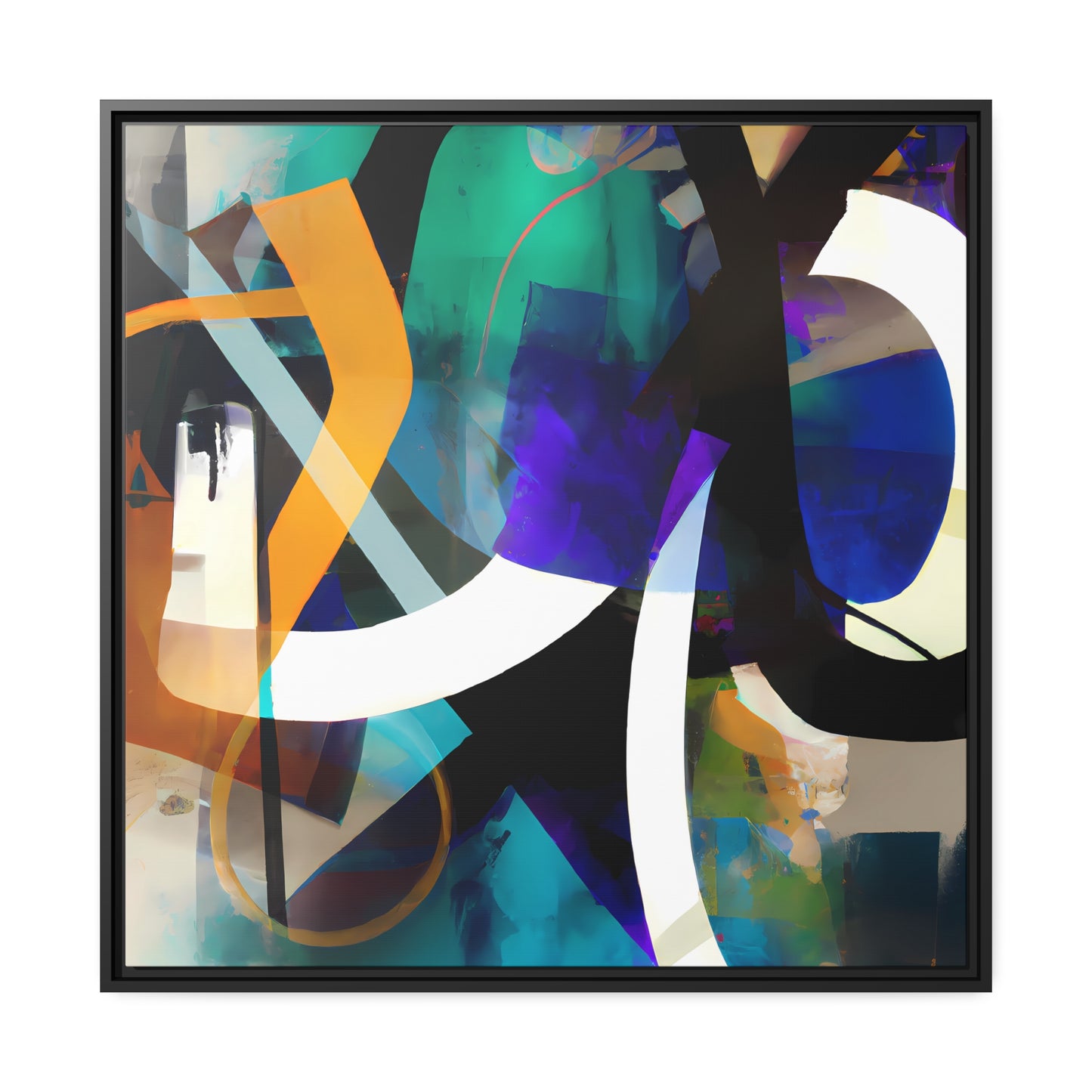 Future Graffiti 16 - on Framed Canvas