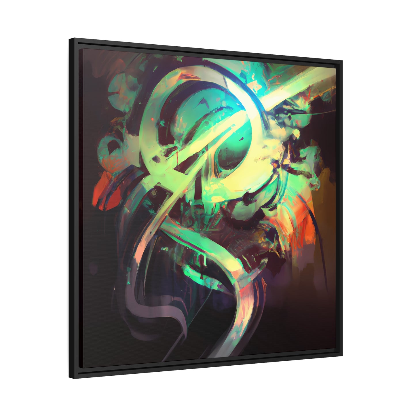 Future Graffiti 21 - on Framed Canvas
