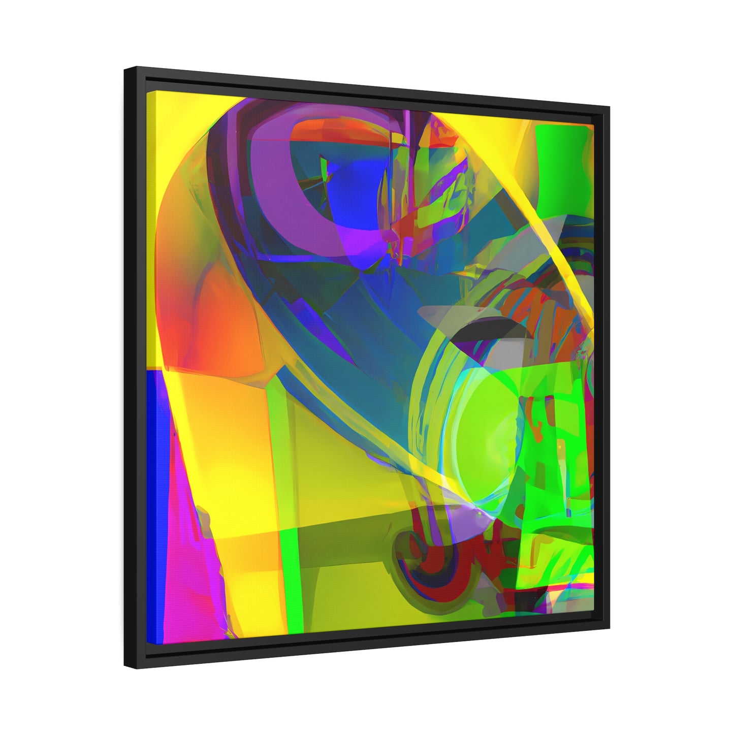 Future Graffiti 17 - on Framed Canvas