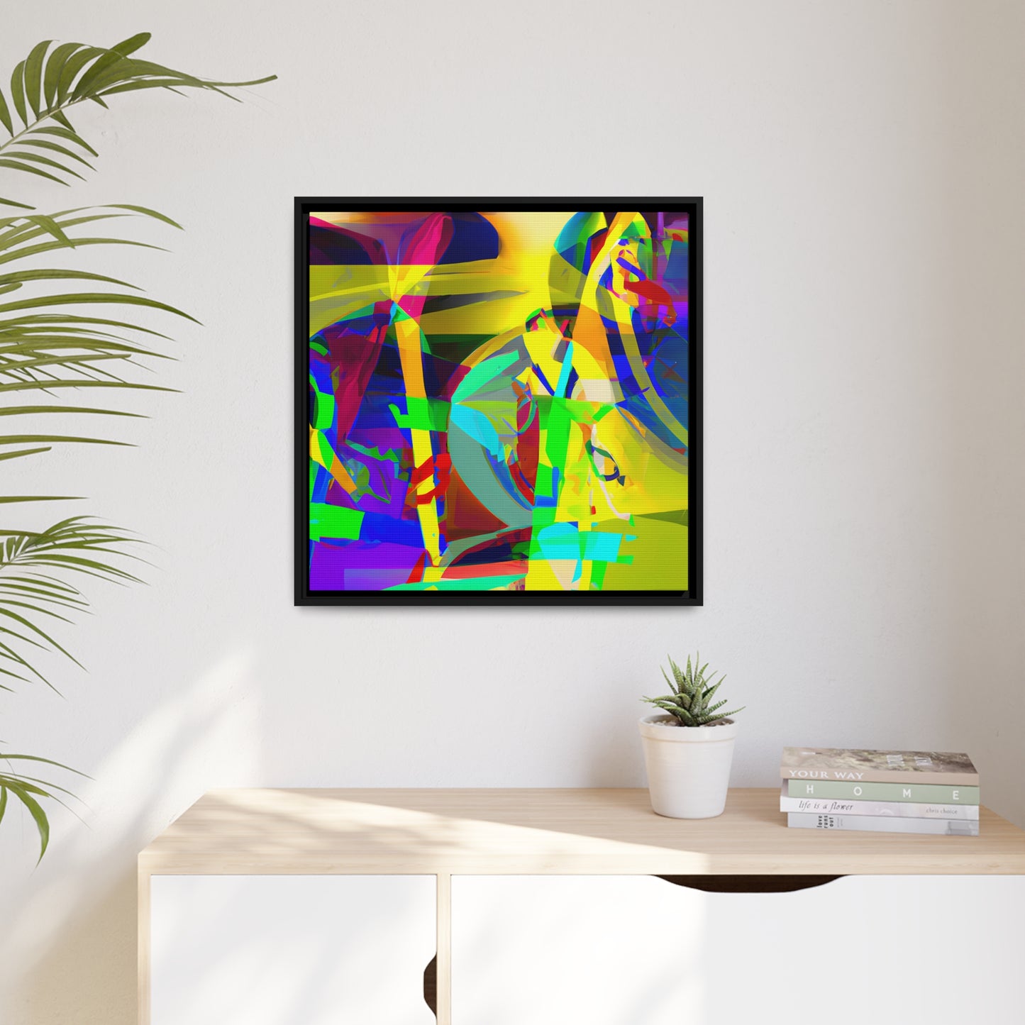 Future Graffiti 15 - on Framed Canvas