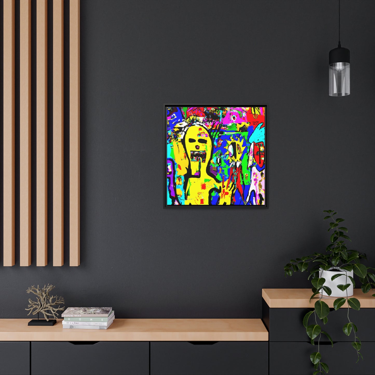 Future Graffiti 24 - on Framed Canvas