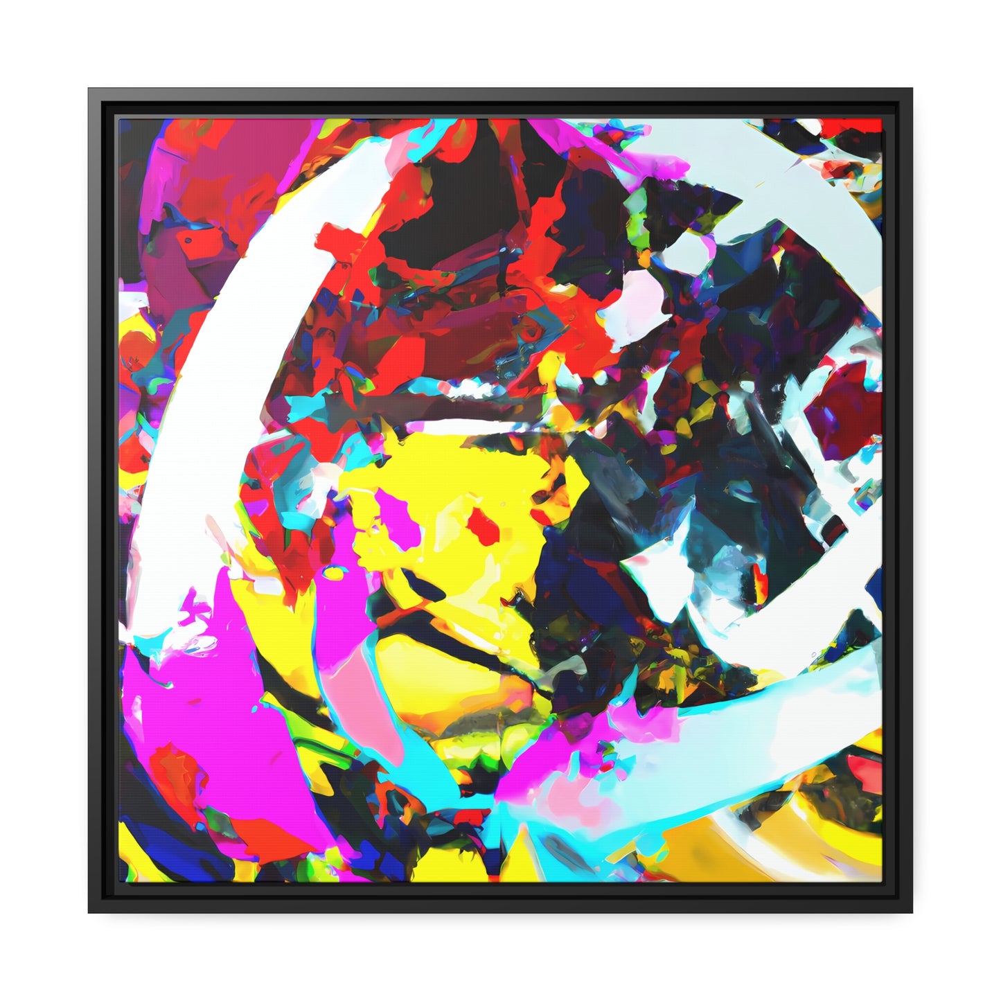 Future Graffiti 22 - on Framed Canvas