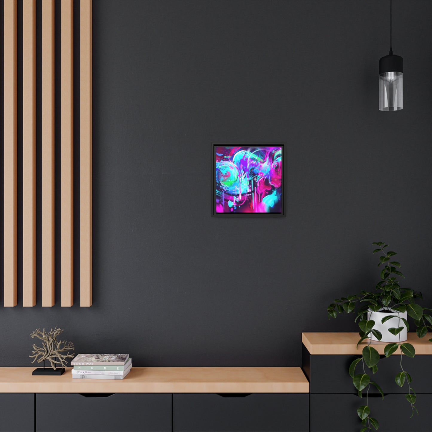 Future Graffiti 25 - on Framed Canvas