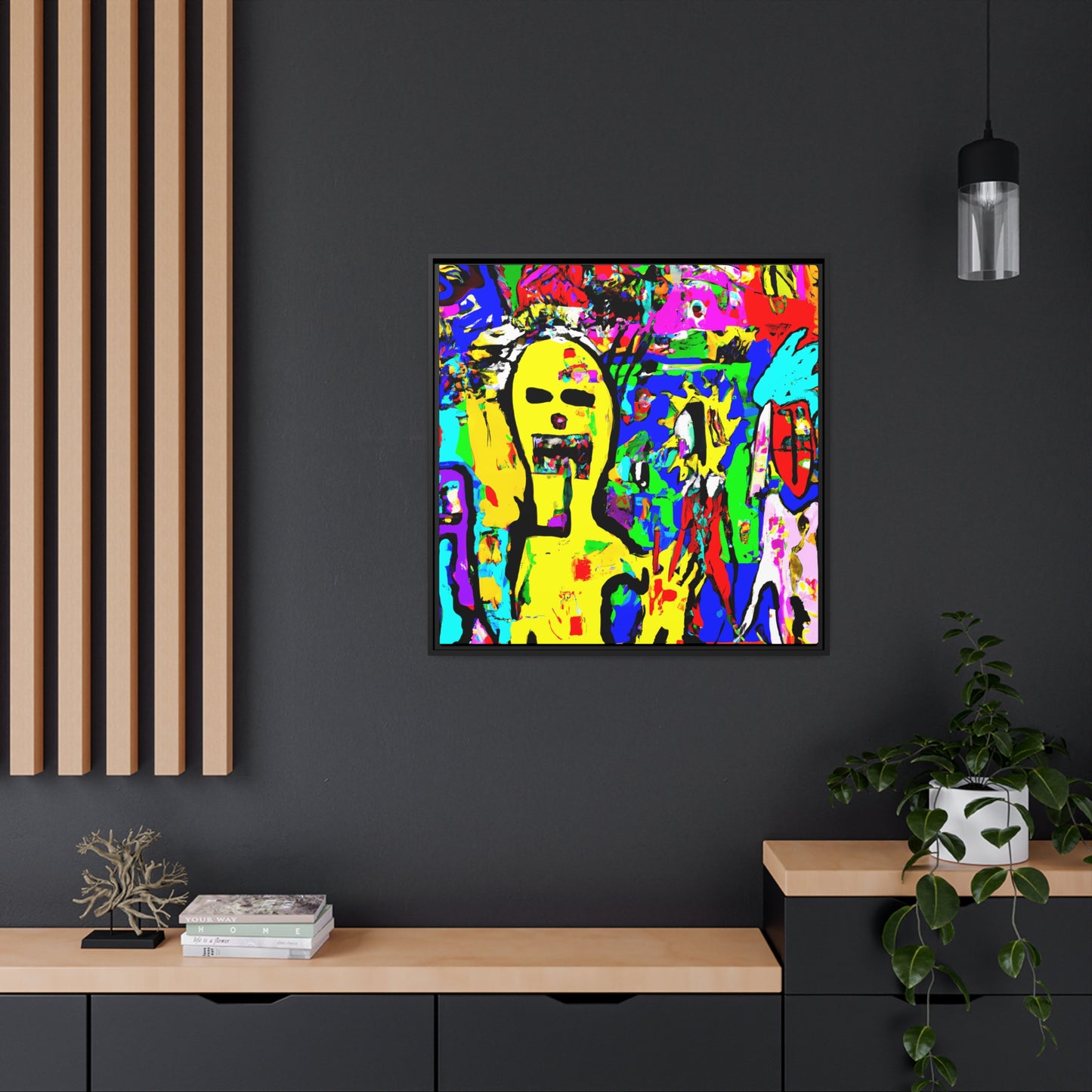 Future Graffiti 24 - on Framed Canvas