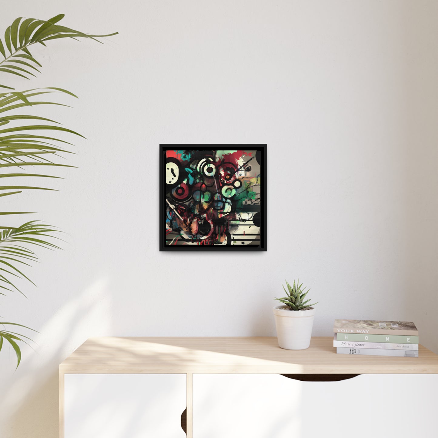 Future Graffiti 23 - on Framed Canvas