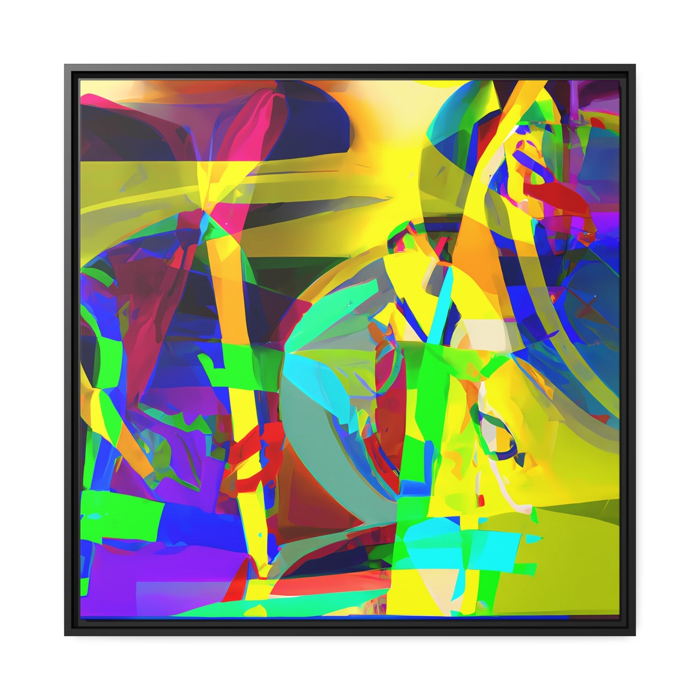 Future Graffiti 15 - on Framed Canvas