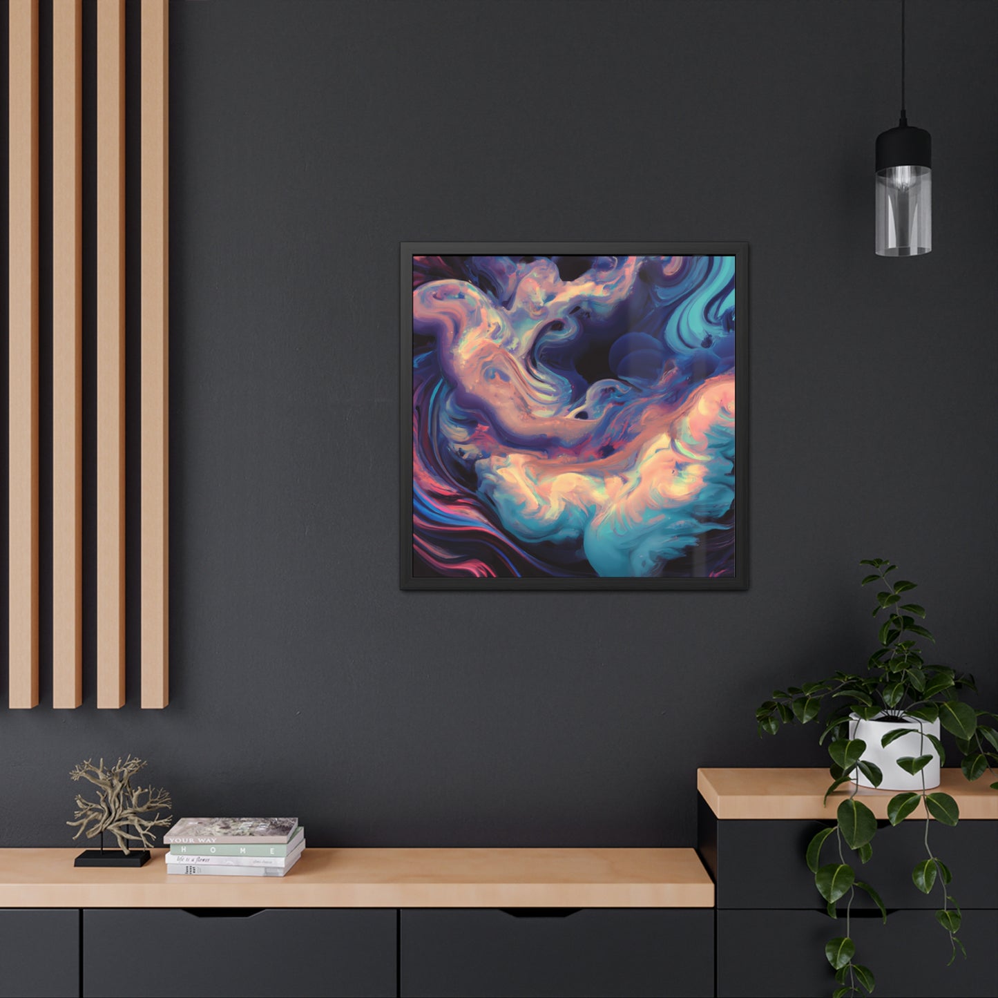 Quantum Euphoria 9 - on Framed Print