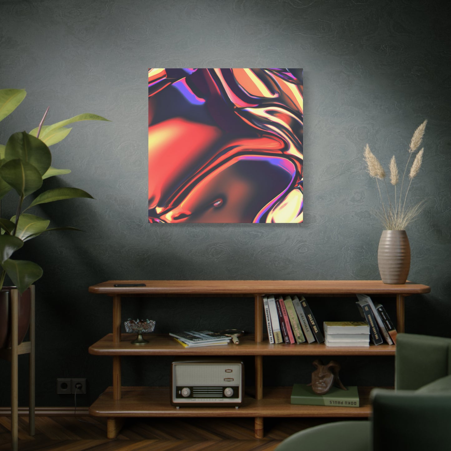 Neon Nexus 15 - on Canvas