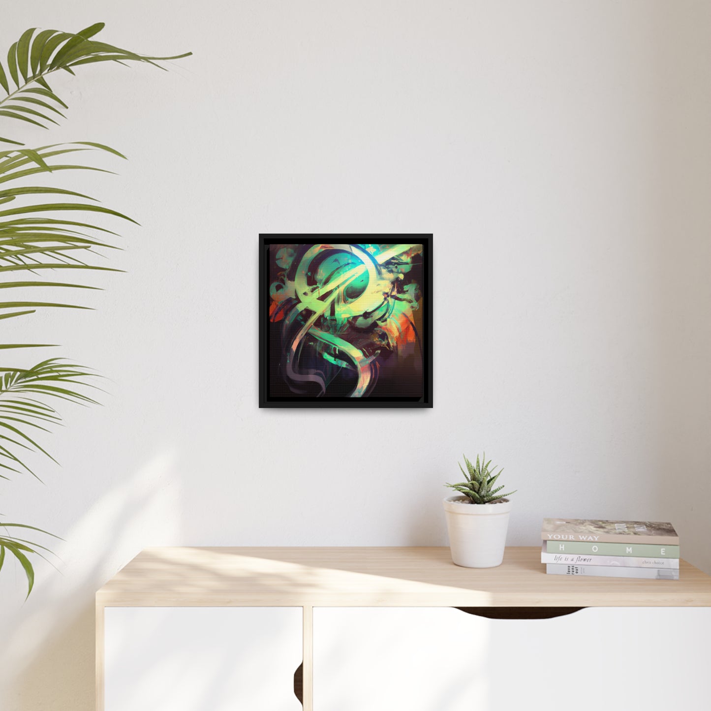 Future Graffiti 21 - on Framed Canvas