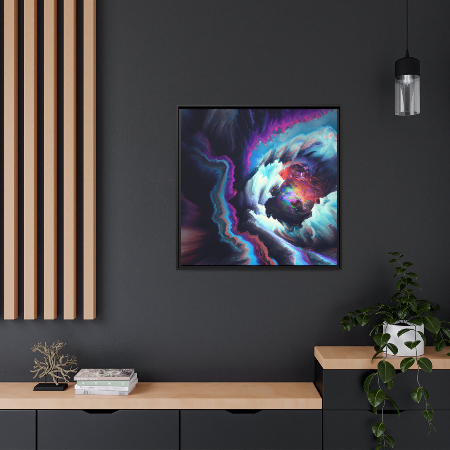 Quantum Euphoria 7 - on Framed Canvas