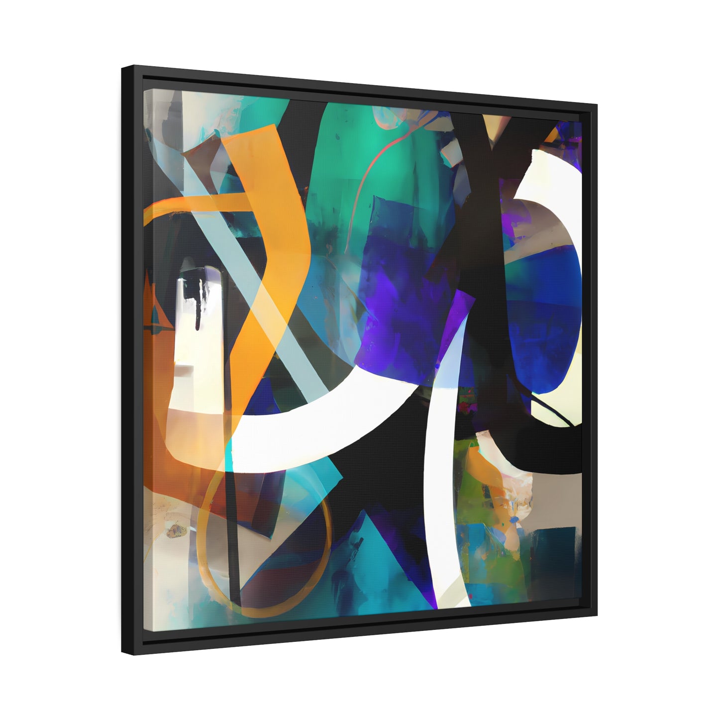 Future Graffiti 16 - on Framed Canvas