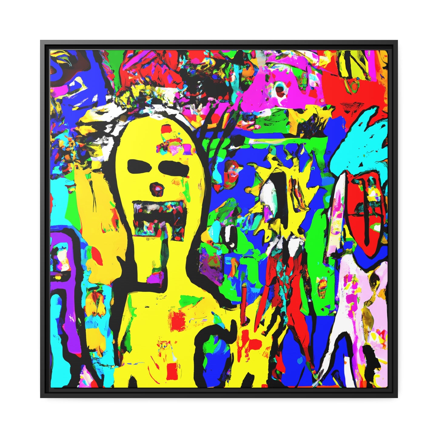 Future Graffiti 24 - on Framed Canvas