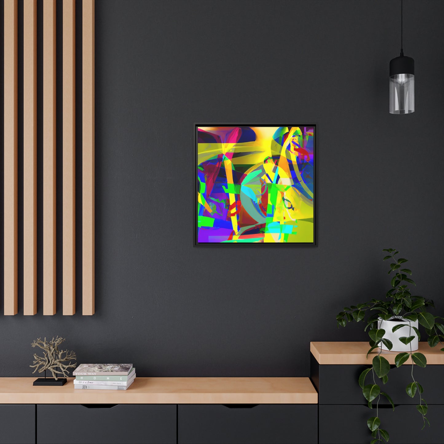 Future Graffiti 15 - on Framed Canvas