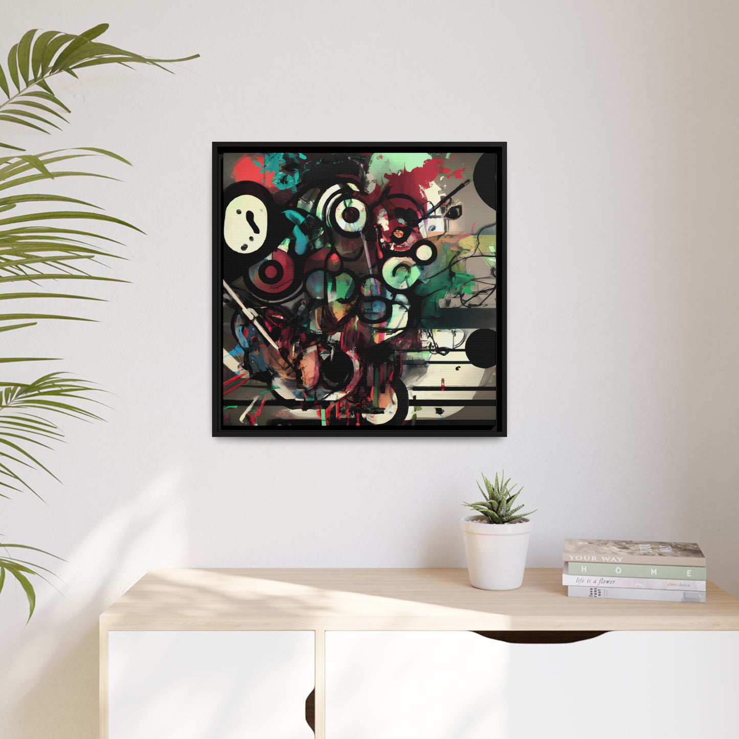 Future Graffiti 23 - on Framed Canvas