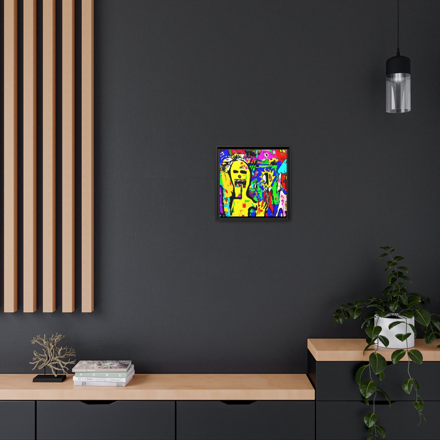 Future Graffiti 24 - on Framed Canvas