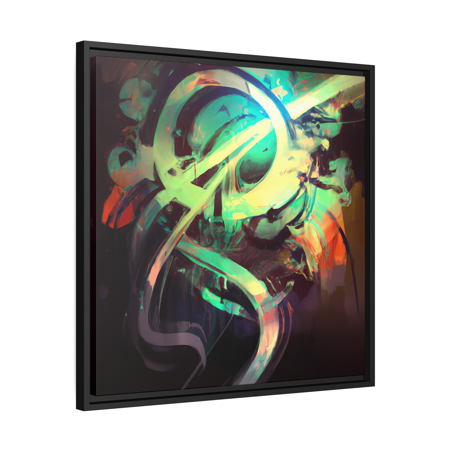 Future Graffiti 21 - on Framed Canvas
