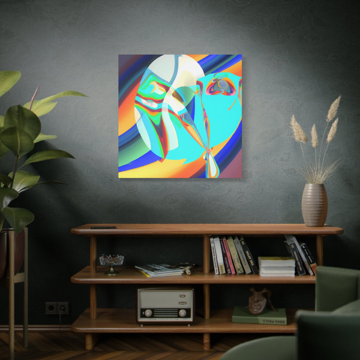 Neon Nexus 10 - on Canvas