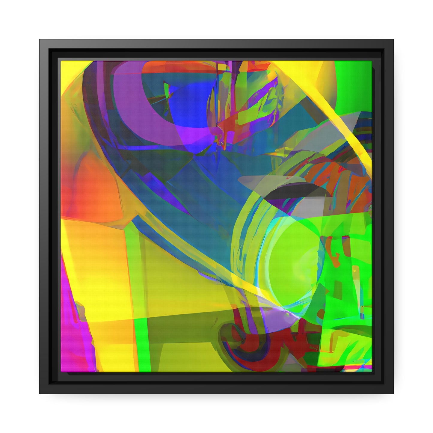 Future Graffiti 17 - on Framed Canvas