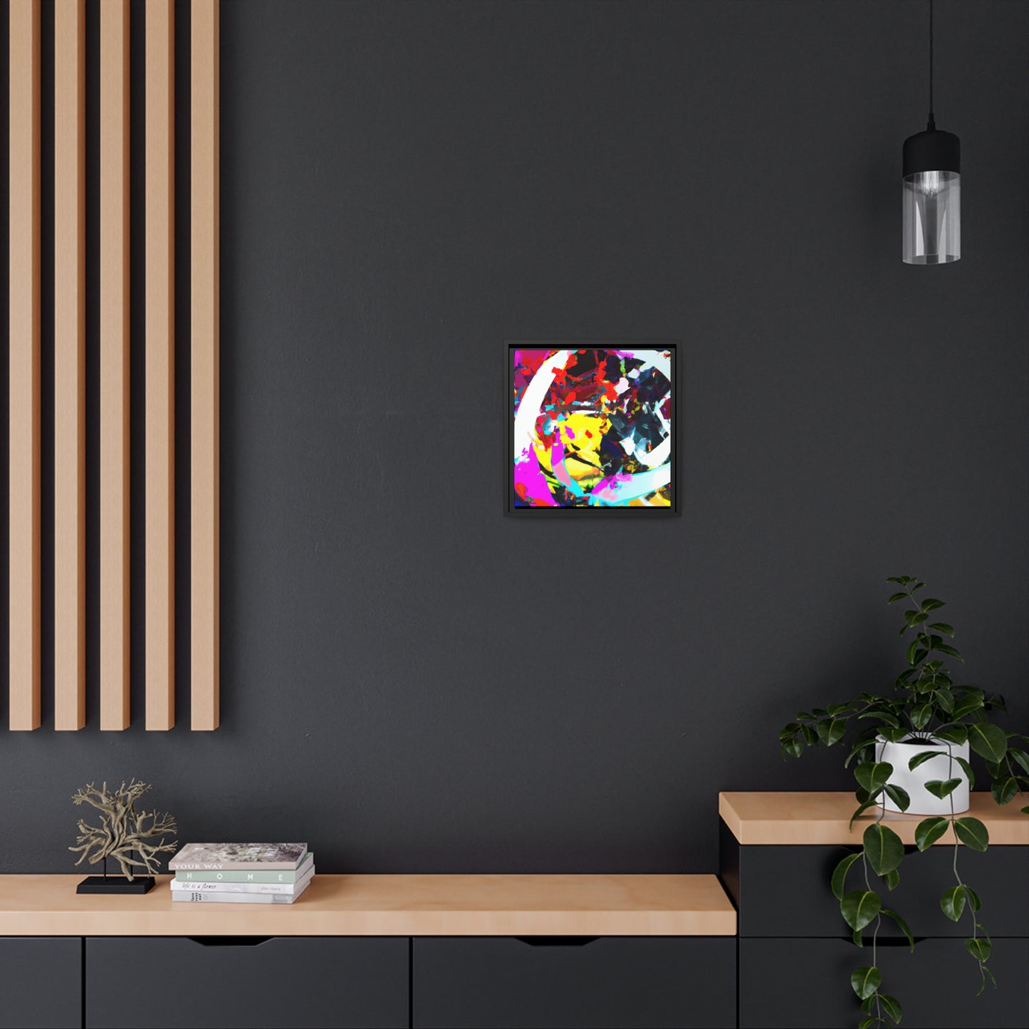 Future Graffiti 22 - on Framed Canvas
