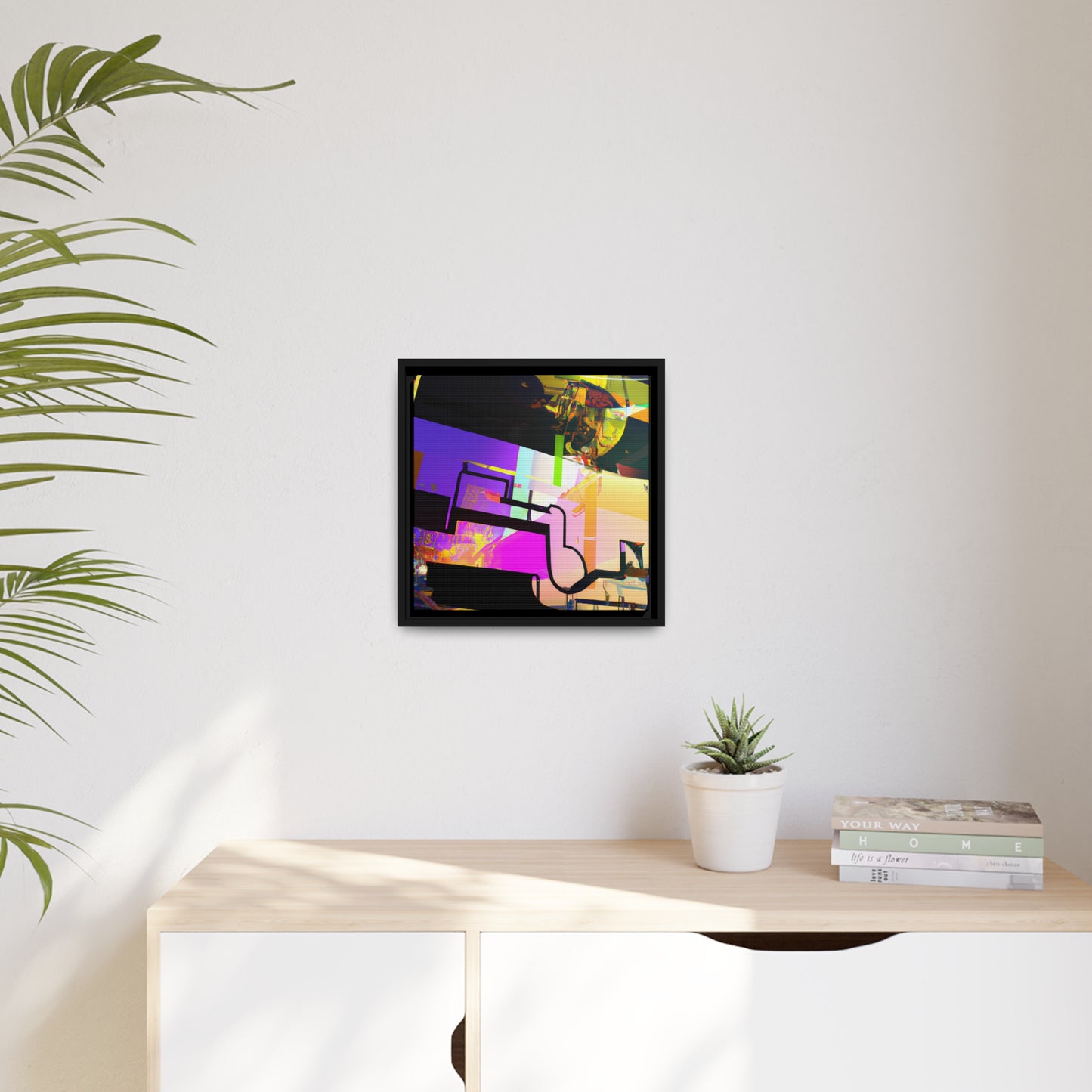Future Graffiti 19 - on Framed Canvas