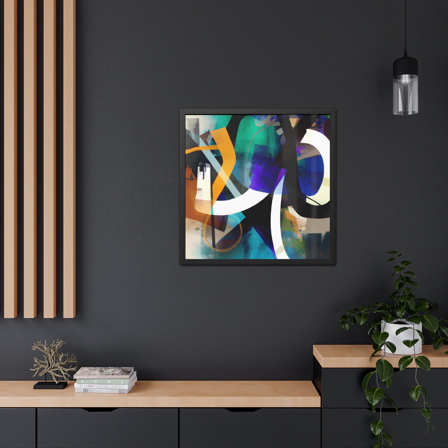 Future Graffiti 3 - on Framed Print