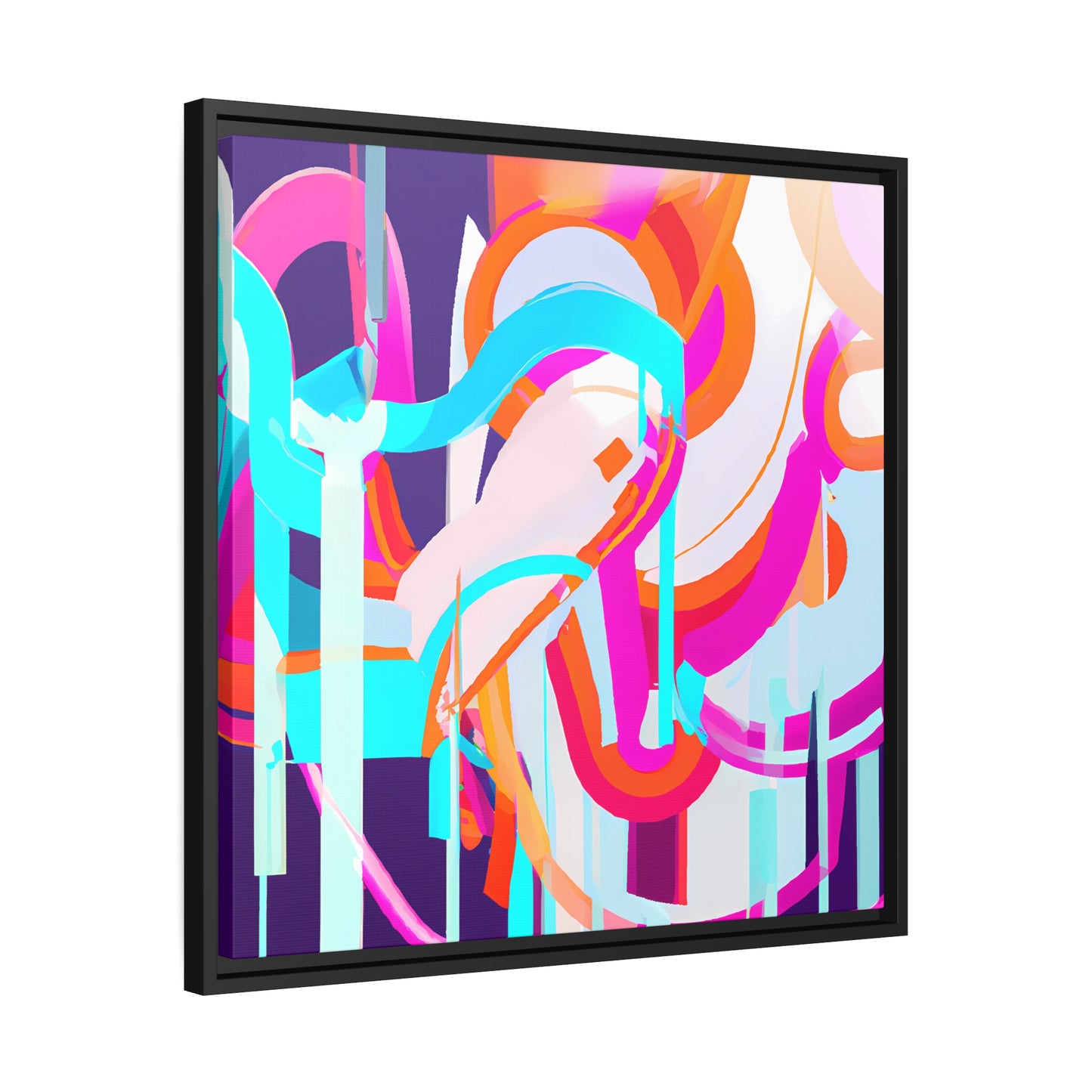 Future Graffiti 18 - on Framed Canvas