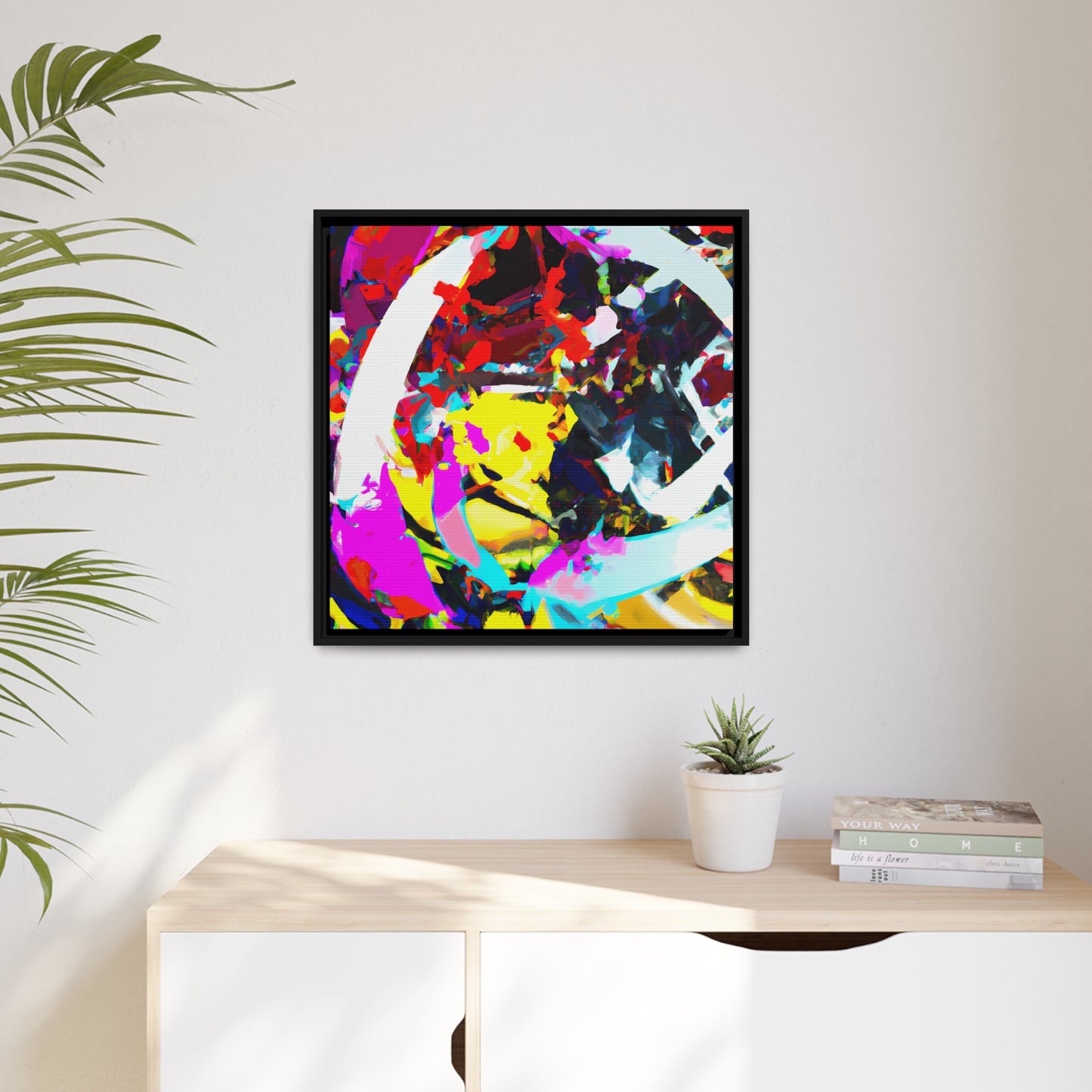 Future Graffiti 22 - on Framed Canvas