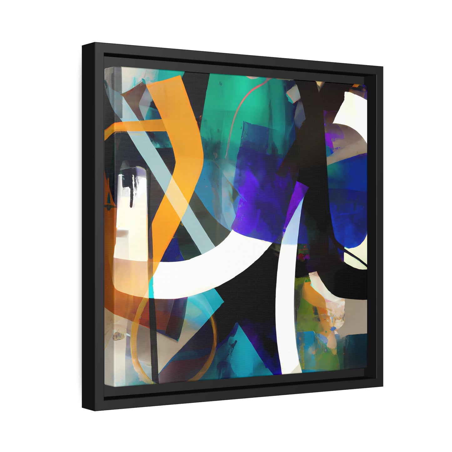 Future Graffiti 16 - on Framed Canvas