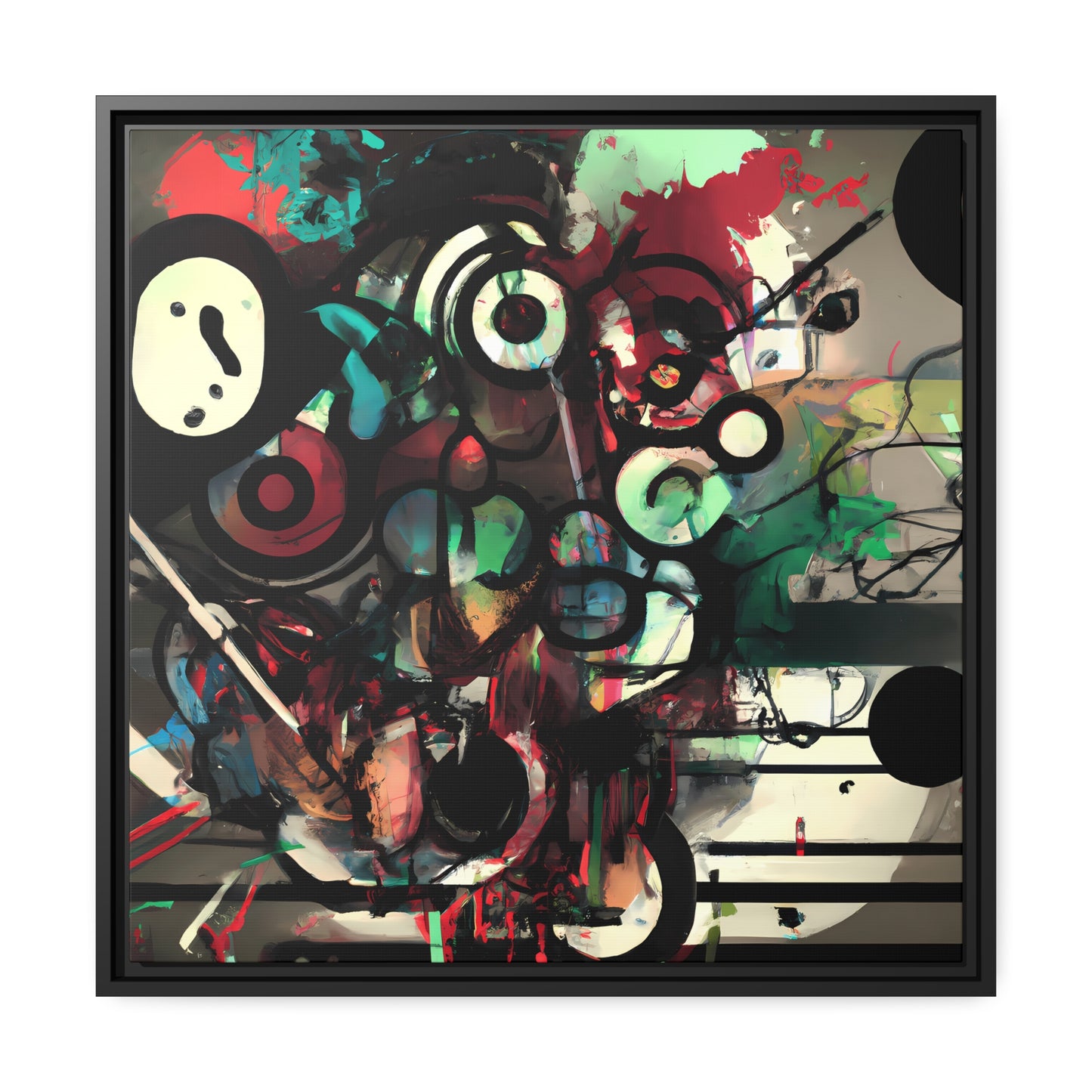 Future Graffiti 23 - on Framed Canvas