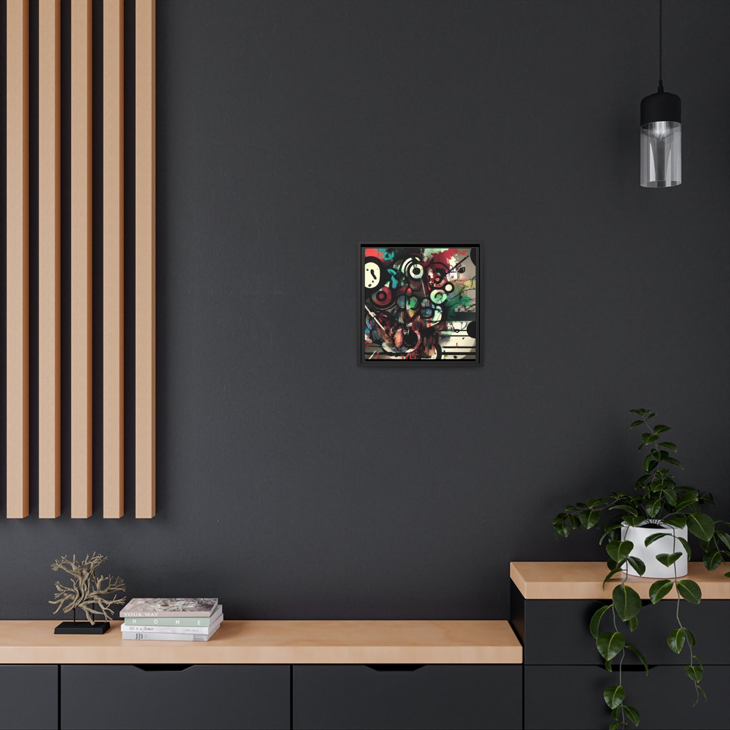 Future Graffiti 23 - on Framed Canvas