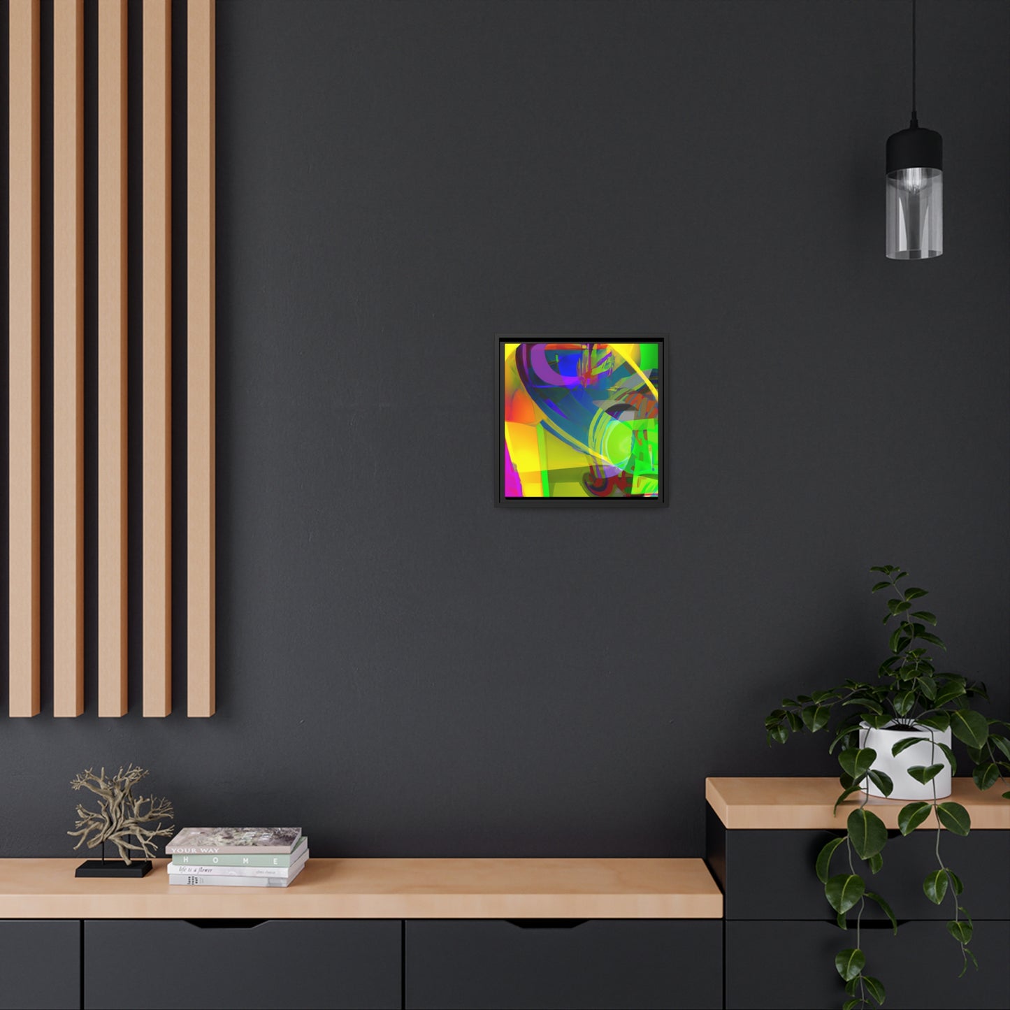Future Graffiti 17 - on Framed Canvas