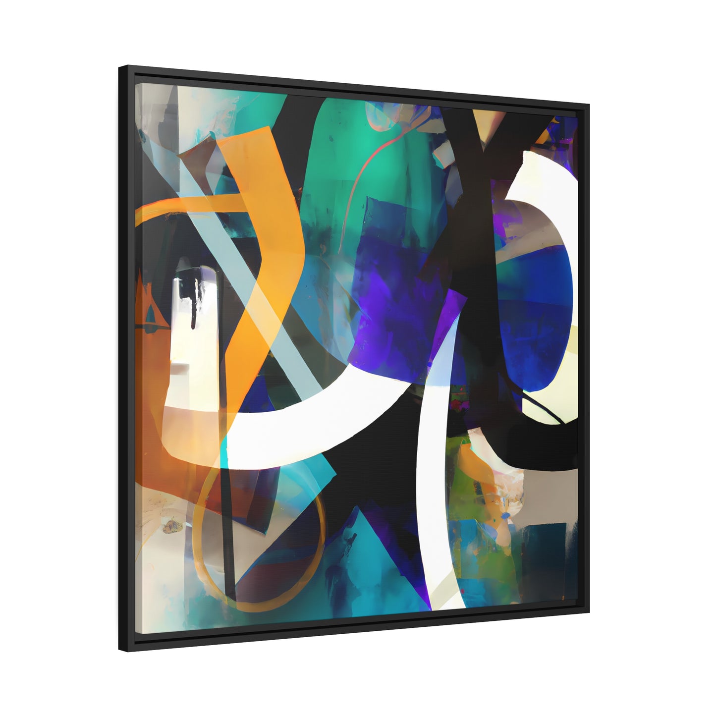Future Graffiti 16 - on Framed Canvas