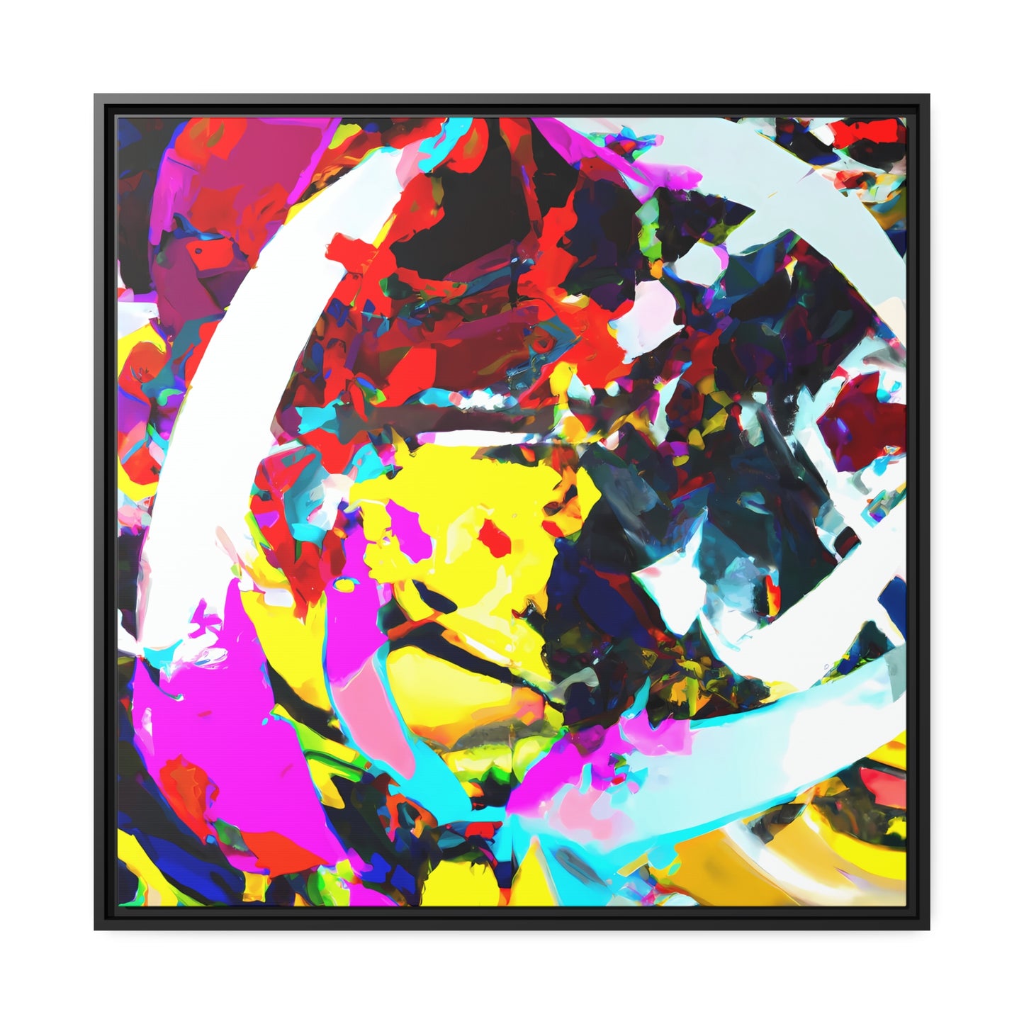 Future Graffiti 22 - on Framed Canvas