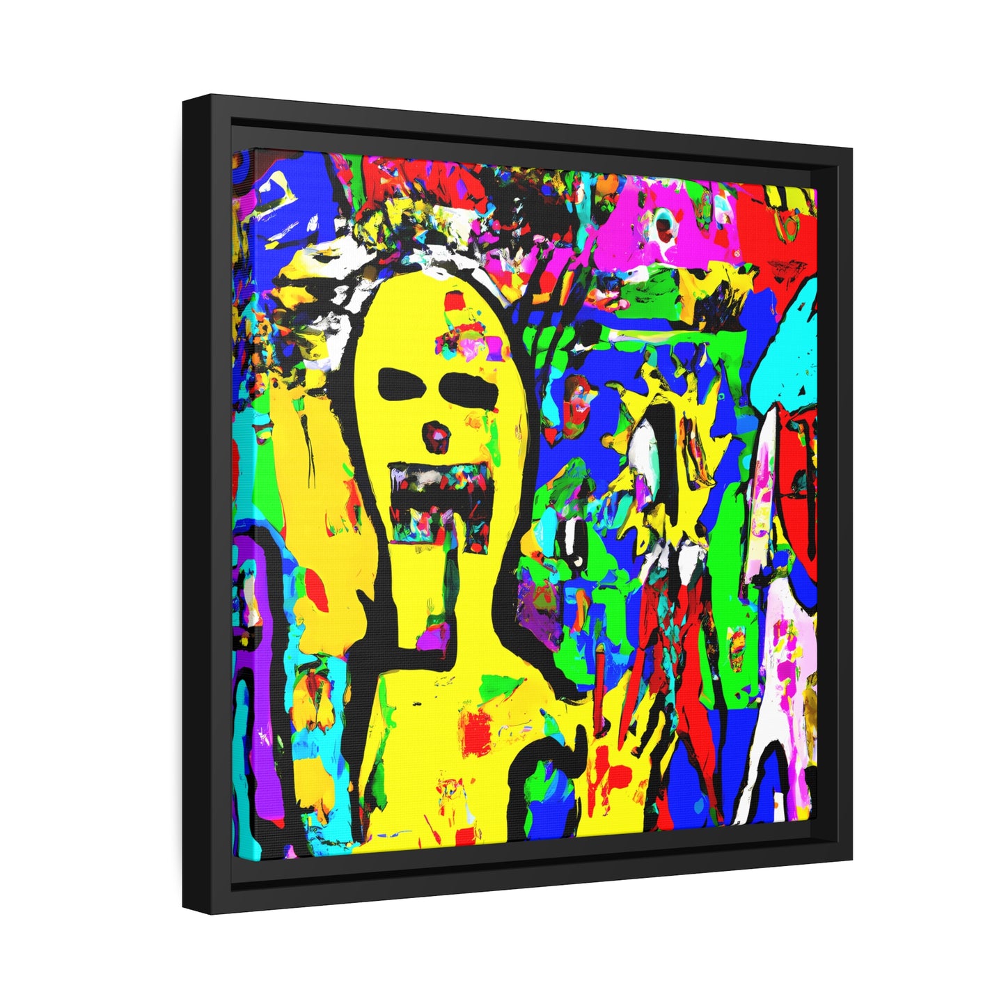 Future Graffiti 24 - on Framed Canvas