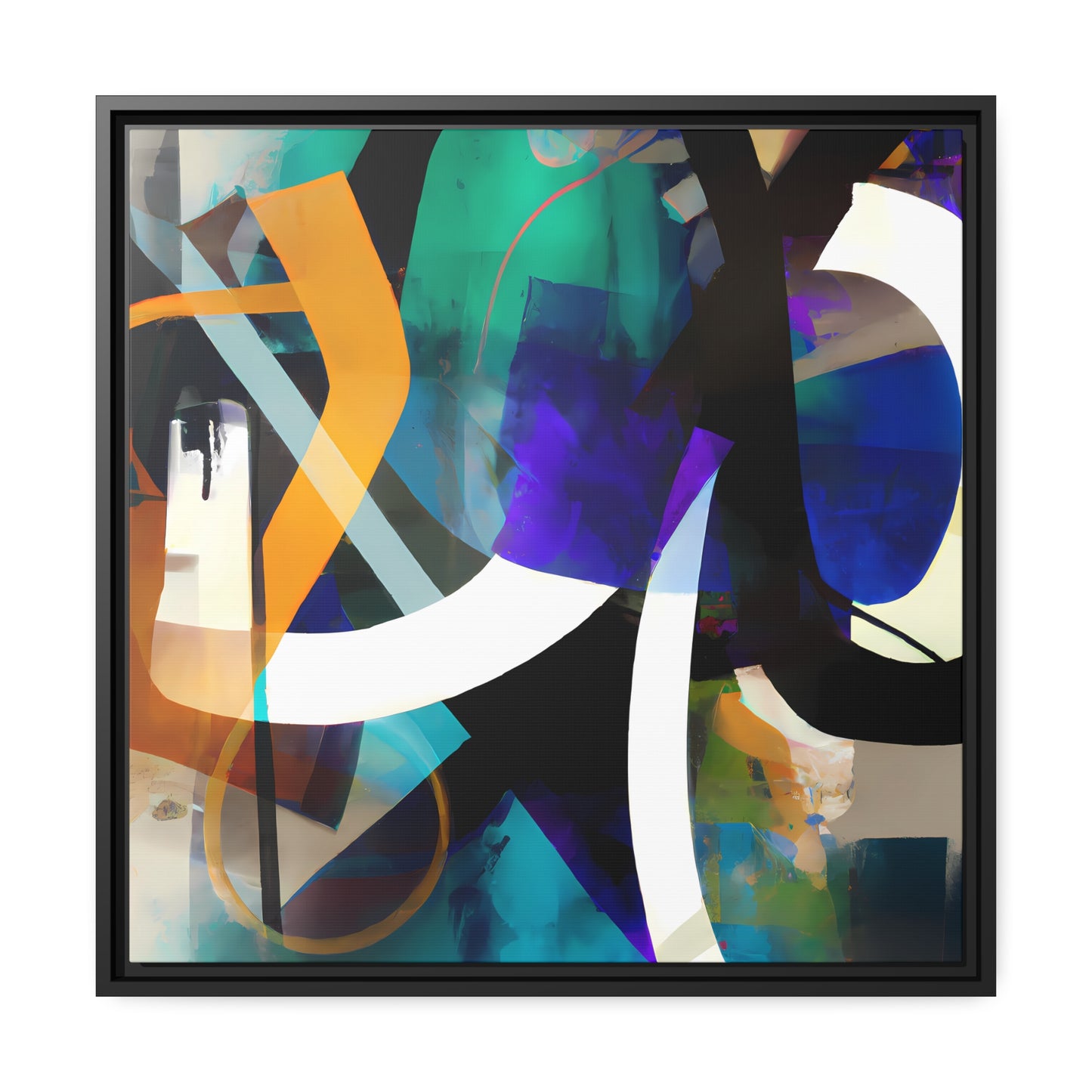 Future Graffiti 16 - on Framed Canvas